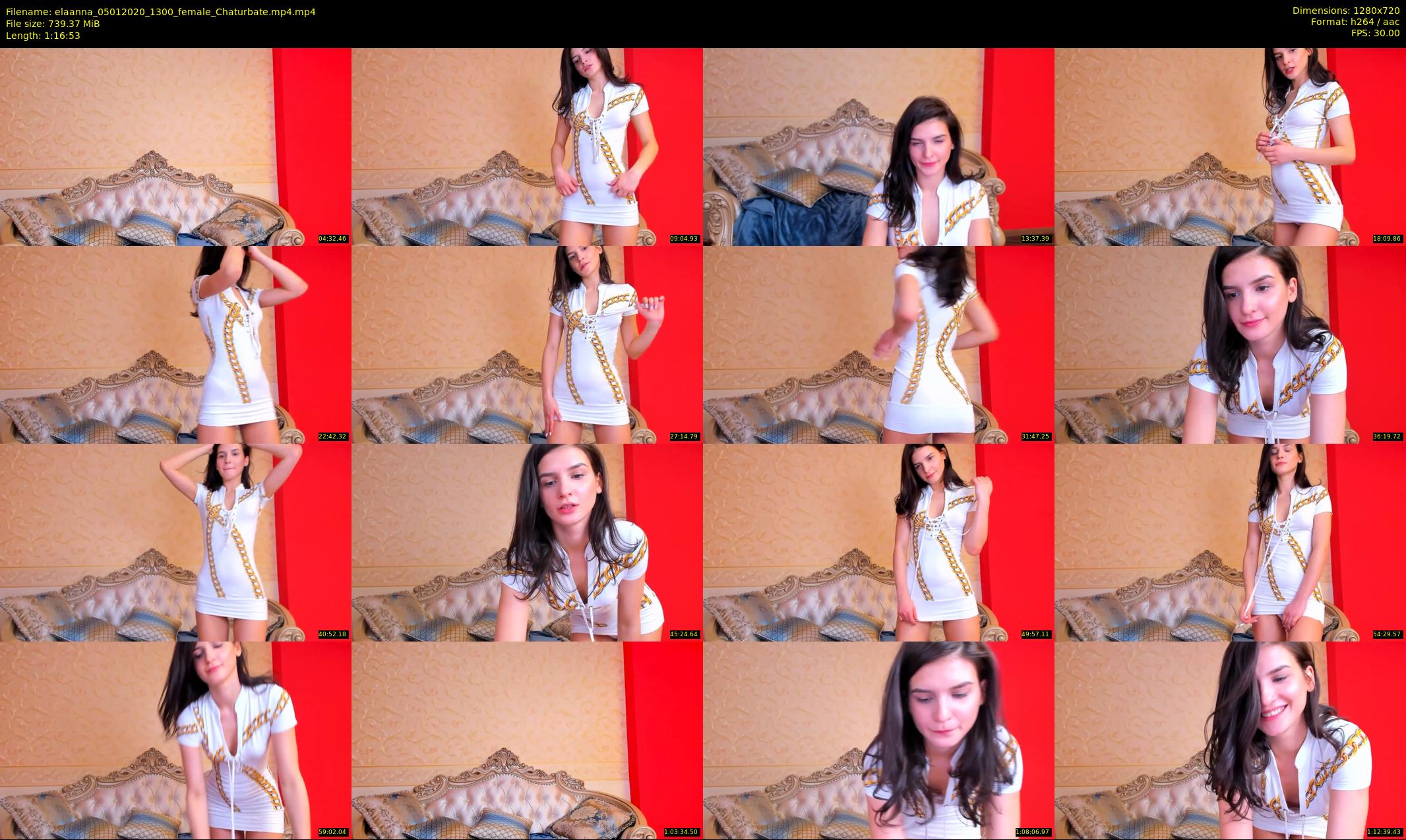 elaanna — 77 minute Chaturbate female cam show recording, 720p, Jan 5, 2020