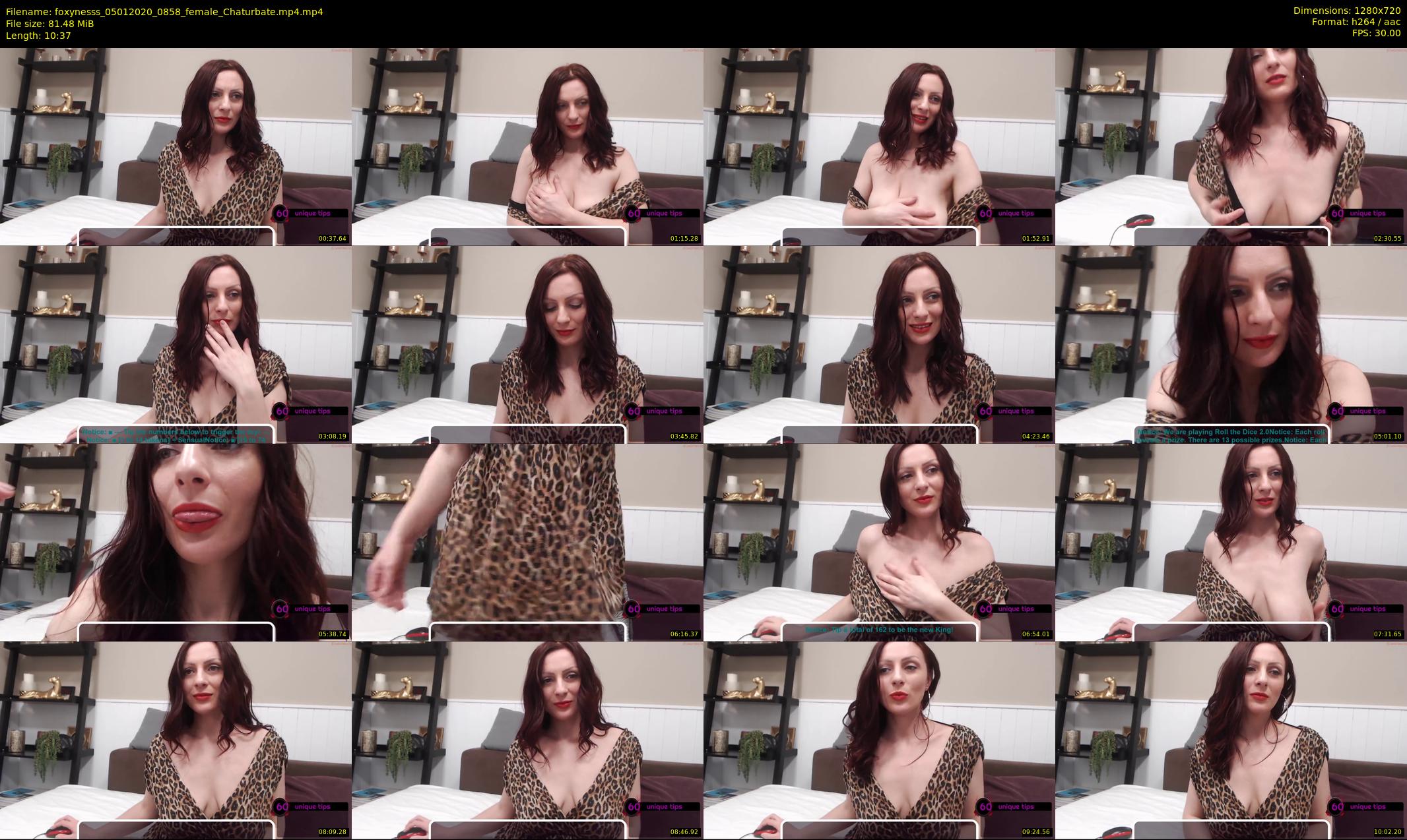 foxynesss — 11 minute Chaturbate female cam show recording, 720p, Jan 5, 2020