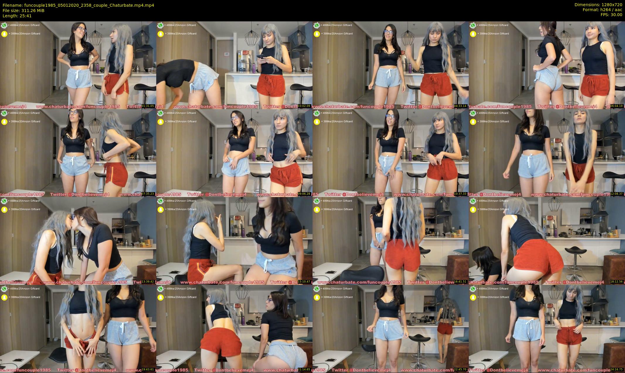 funcouple1985 — 26 minute Chaturbate couple cam show recording, 720p, Jan 5, 2020