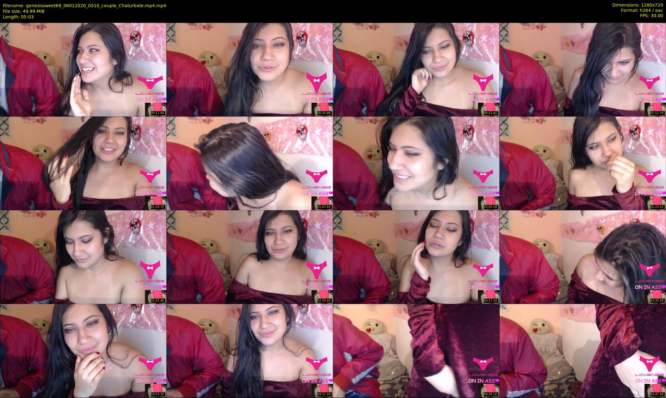 genesissweet69 — 6 minute Chaturbate couple cam show recording, 720p, Jan 6, 2020