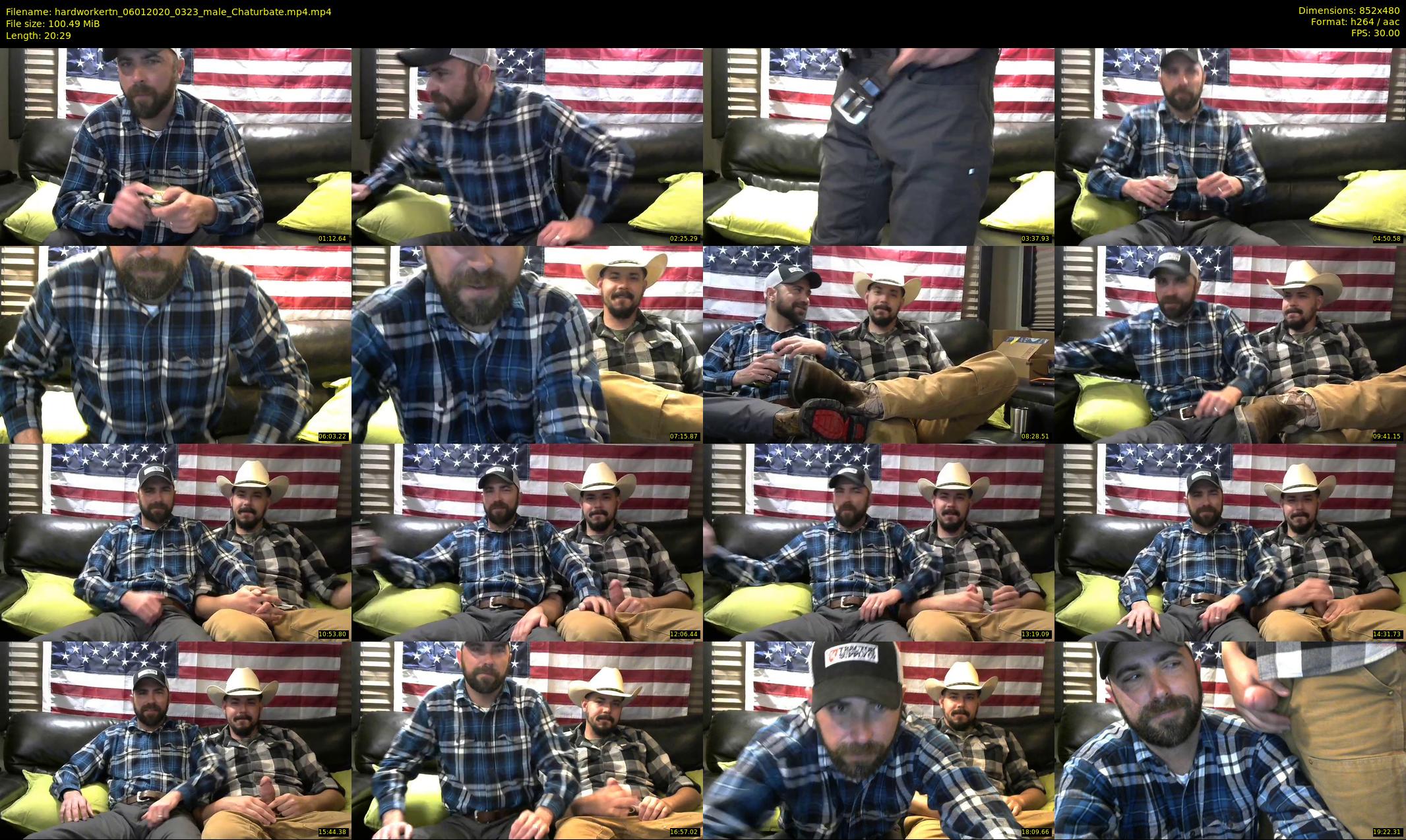 hardworkertn — 21 minute Chaturbate male cam show recording, 480p, Jan 6, 2020