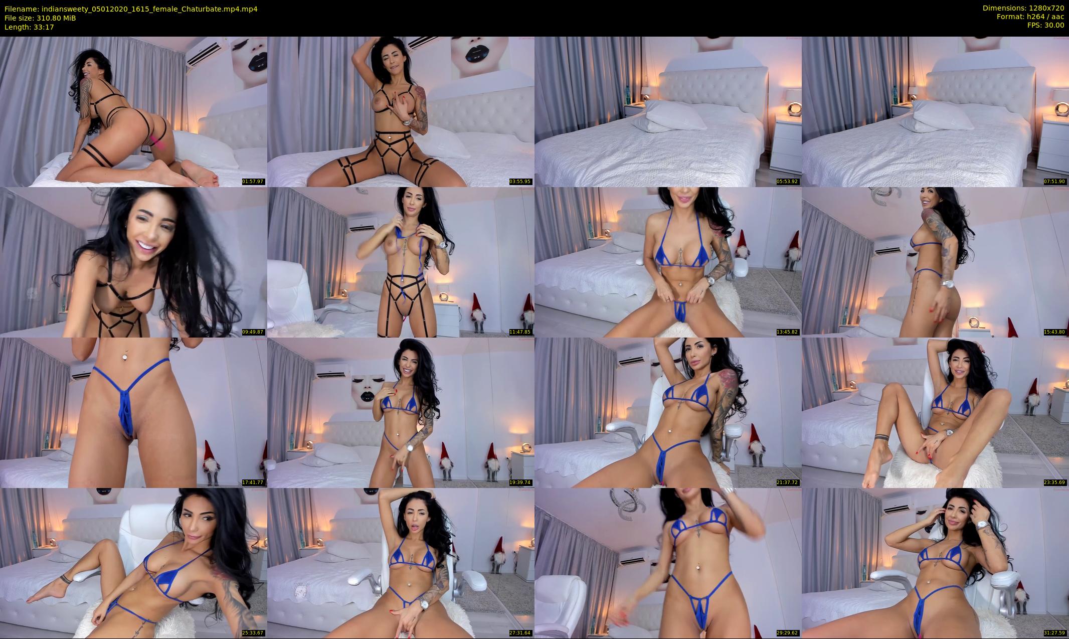 indiansweety — 34 minute Chaturbate female cam show recording, 720p, Jan 5, 2020