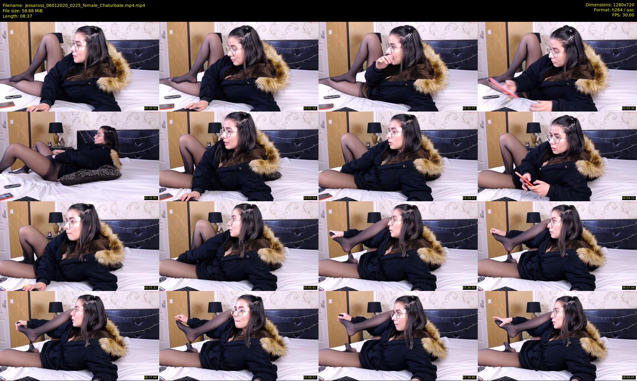jessaross — 9 minute Chaturbate female cam show recording, 720p, Jan 6, 2020
