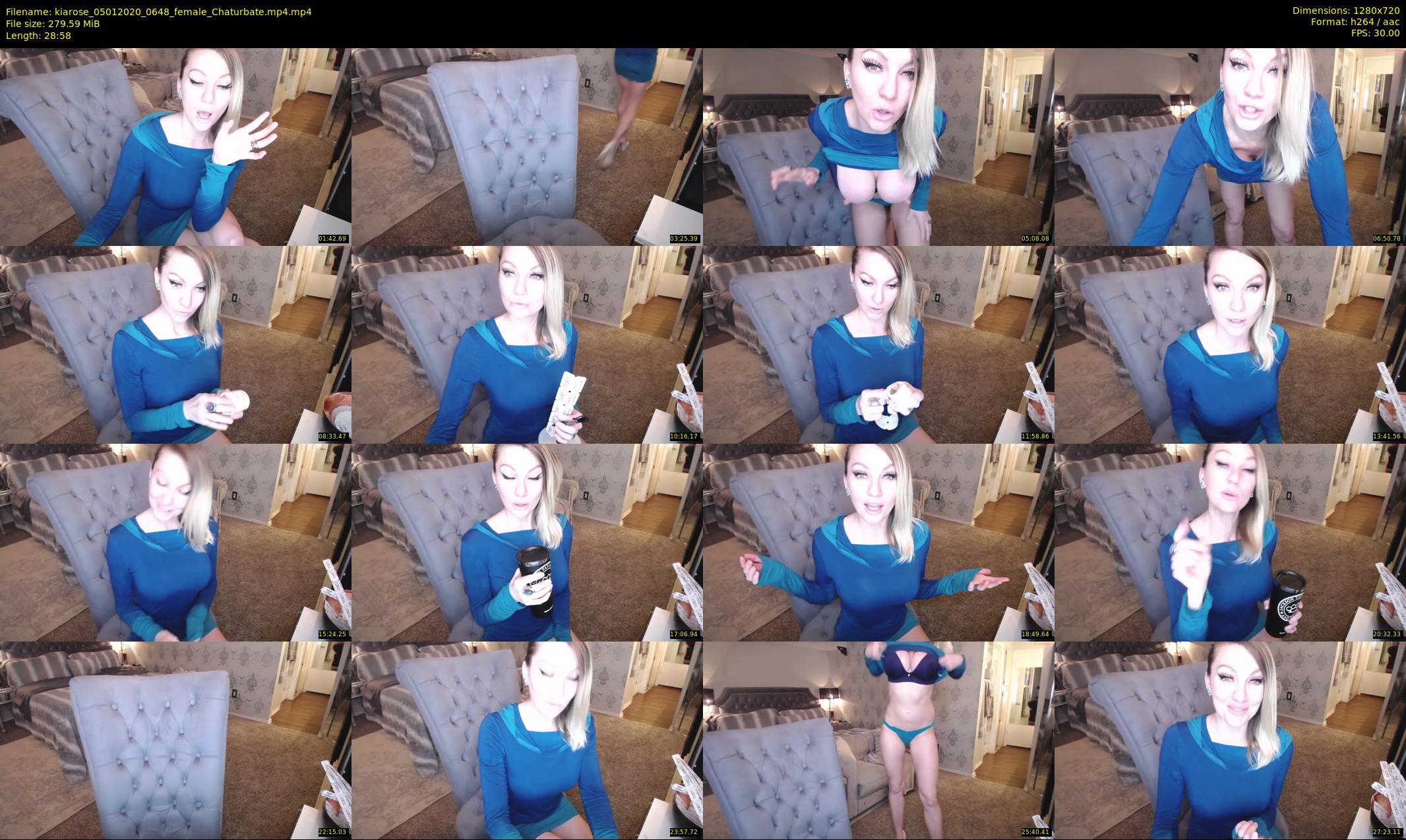 kiarose — 29 minute Chaturbate female cam show recording, 720p, Jan 5, 2020