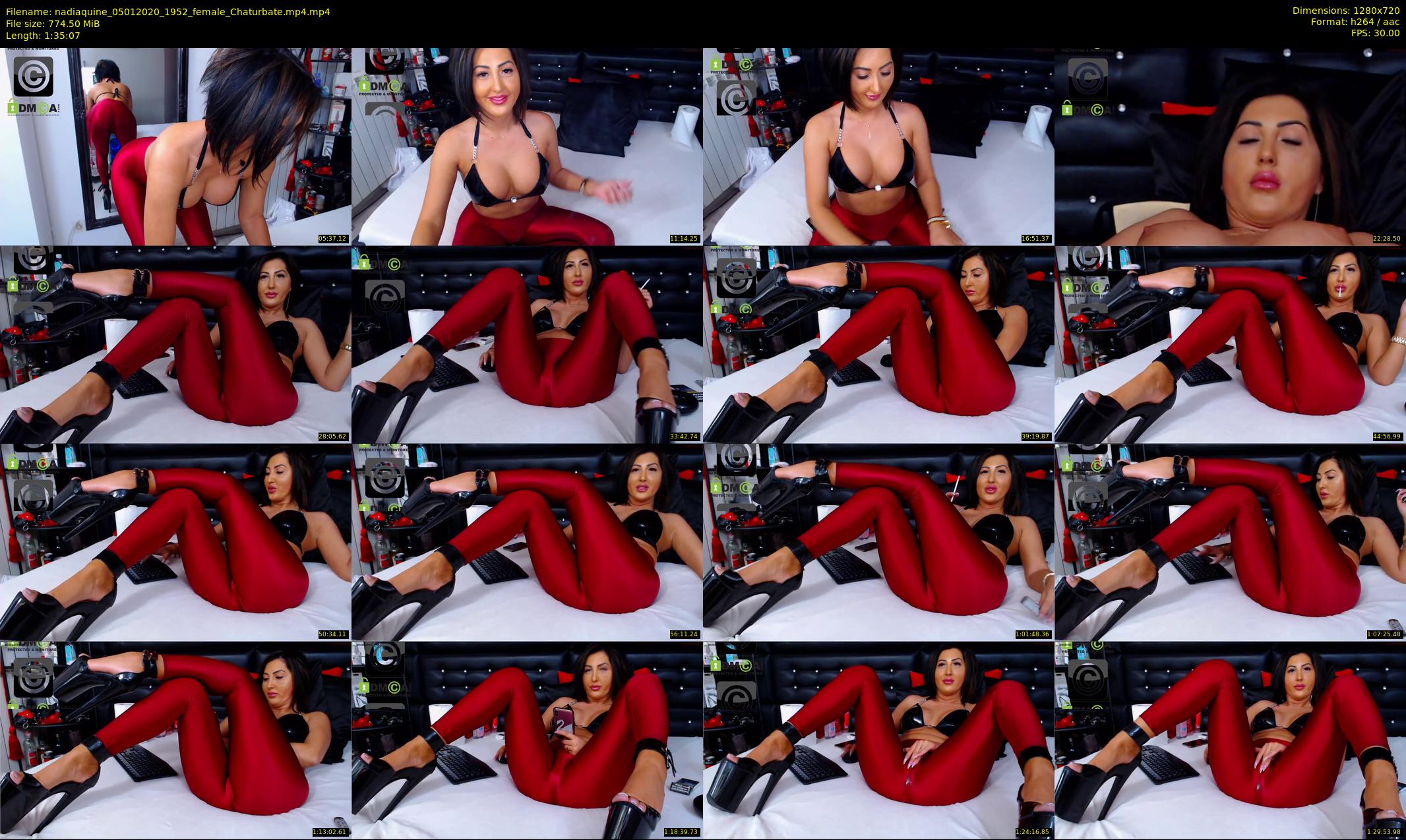 nadiaquine — 96 minute Chaturbate female cam show recording, 720p, Jan 5, 2020