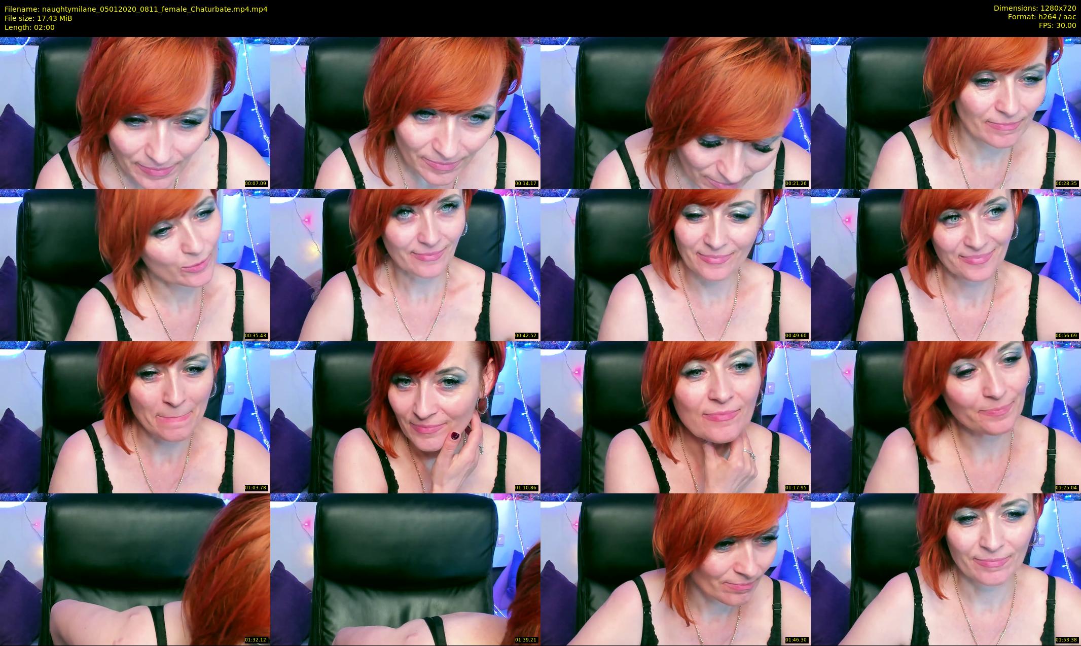 naughtymilane — 2 minute Chaturbate female cam show recording, 720p, Jan 5, 2020