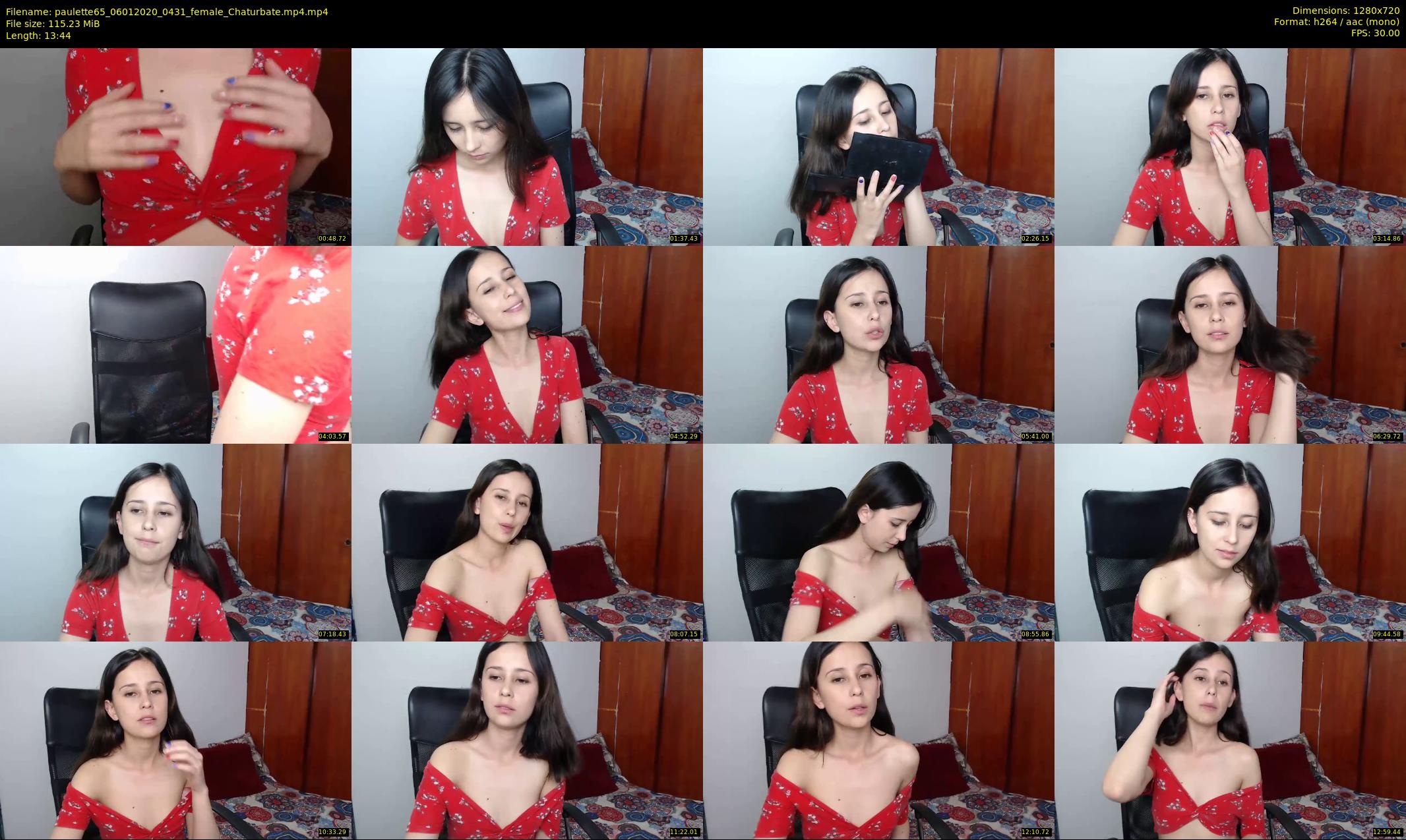 paulette65 — 14 minute Chaturbate female cam show recording, 720p, Jan 6, 2020