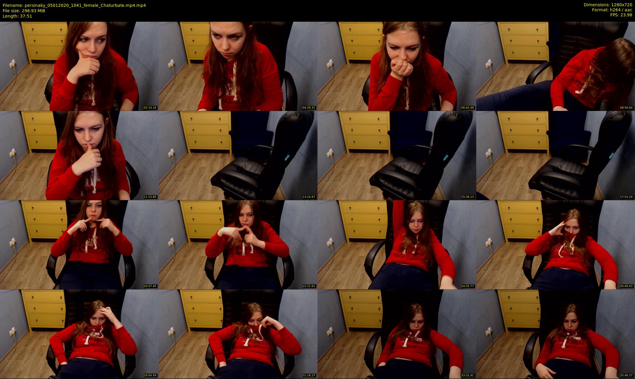 persinaky — 38 minute Chaturbate female cam show recording, 720p, Jan 5, 2020