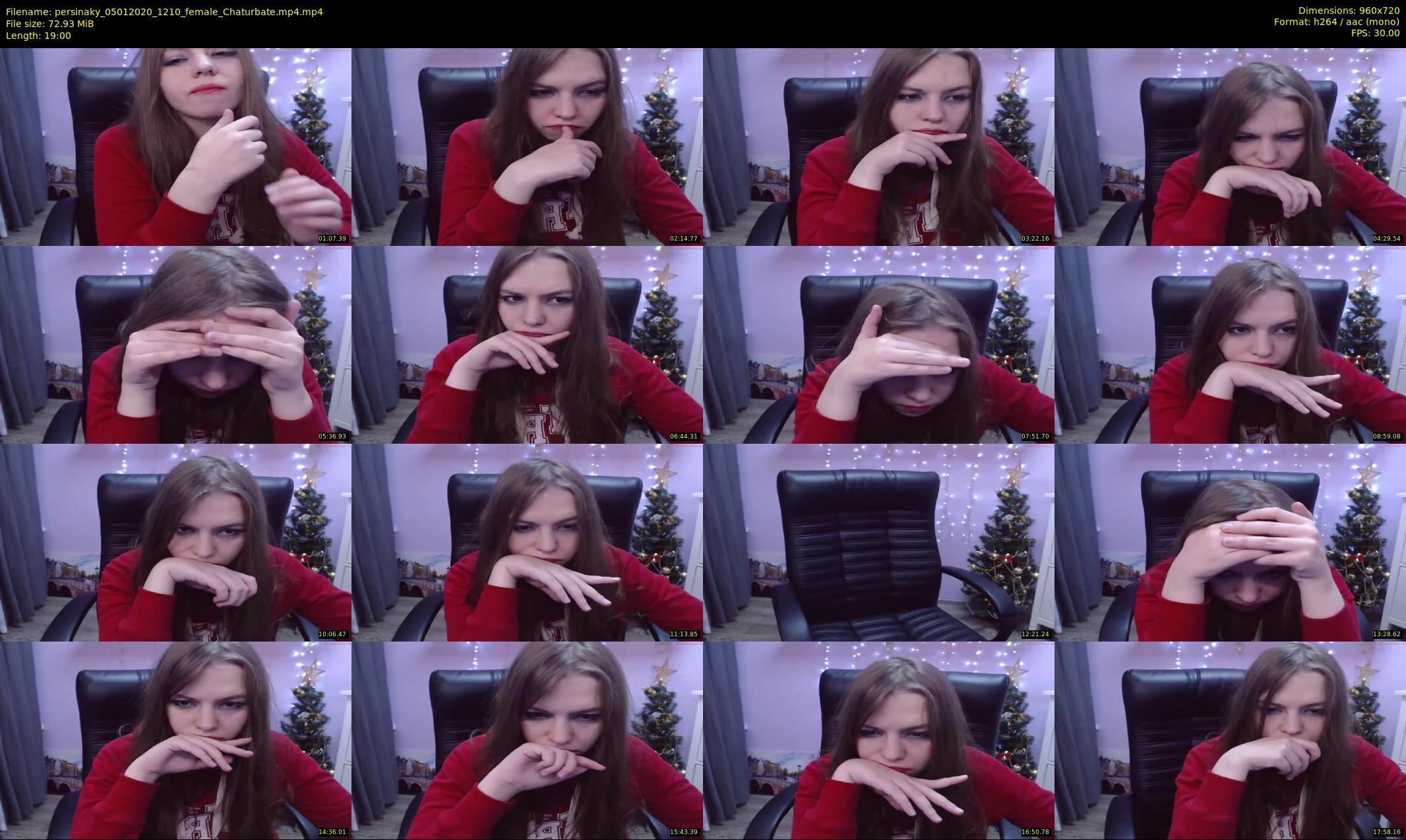 persinaky — 19 minute Chaturbate female cam show recording, 720p, Jan 5, 2020