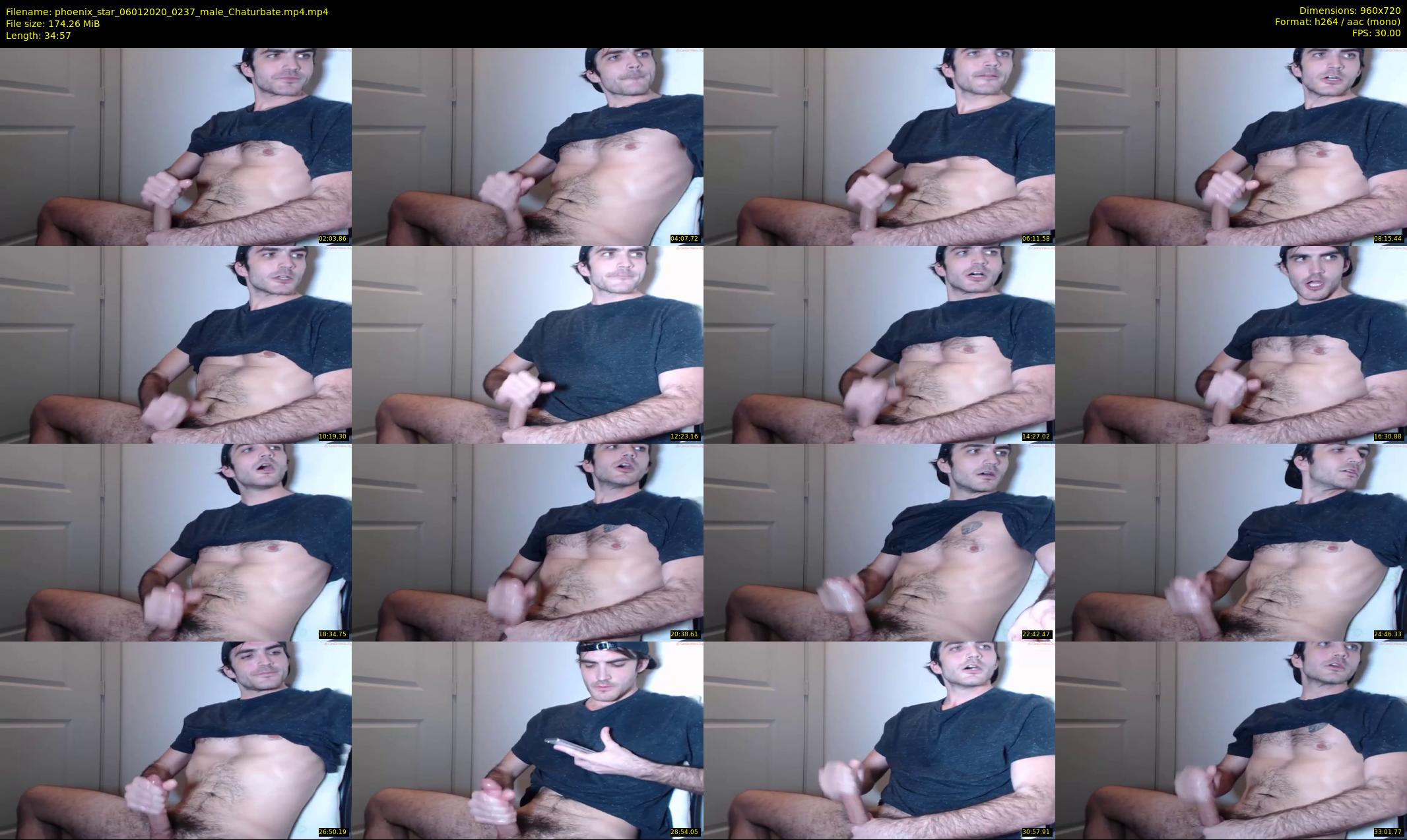 phoenix_star — 35 minute Chaturbate male cam show recording, 720p, Jan 6, 2020