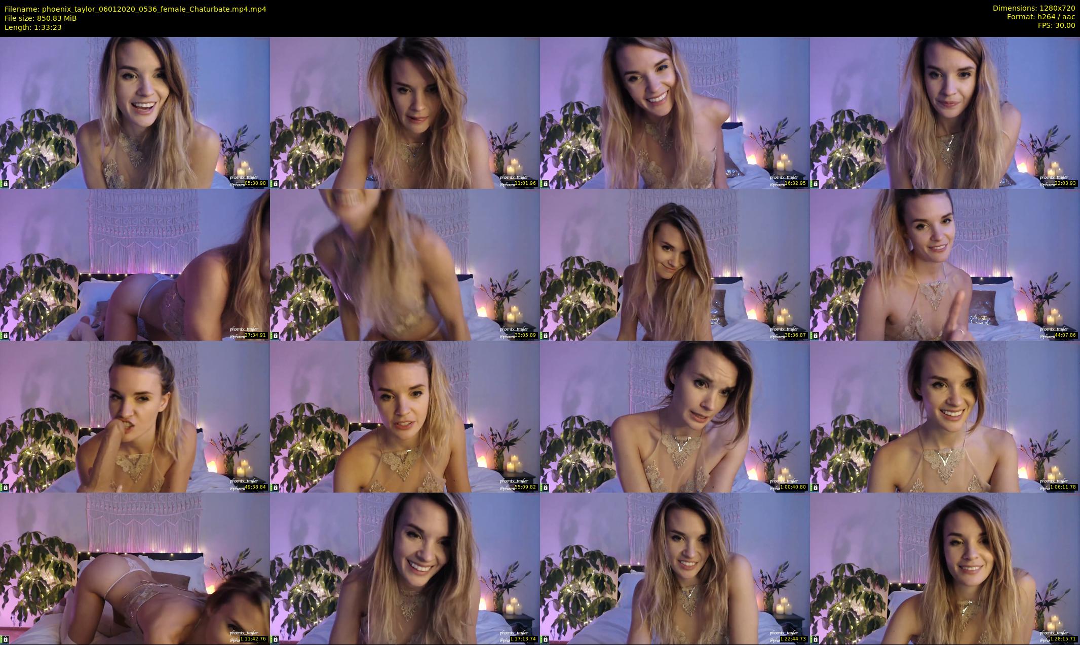 phoenix_taylor — 94 minute Chaturbate female cam show recording, 720p, Jan 6, 2020