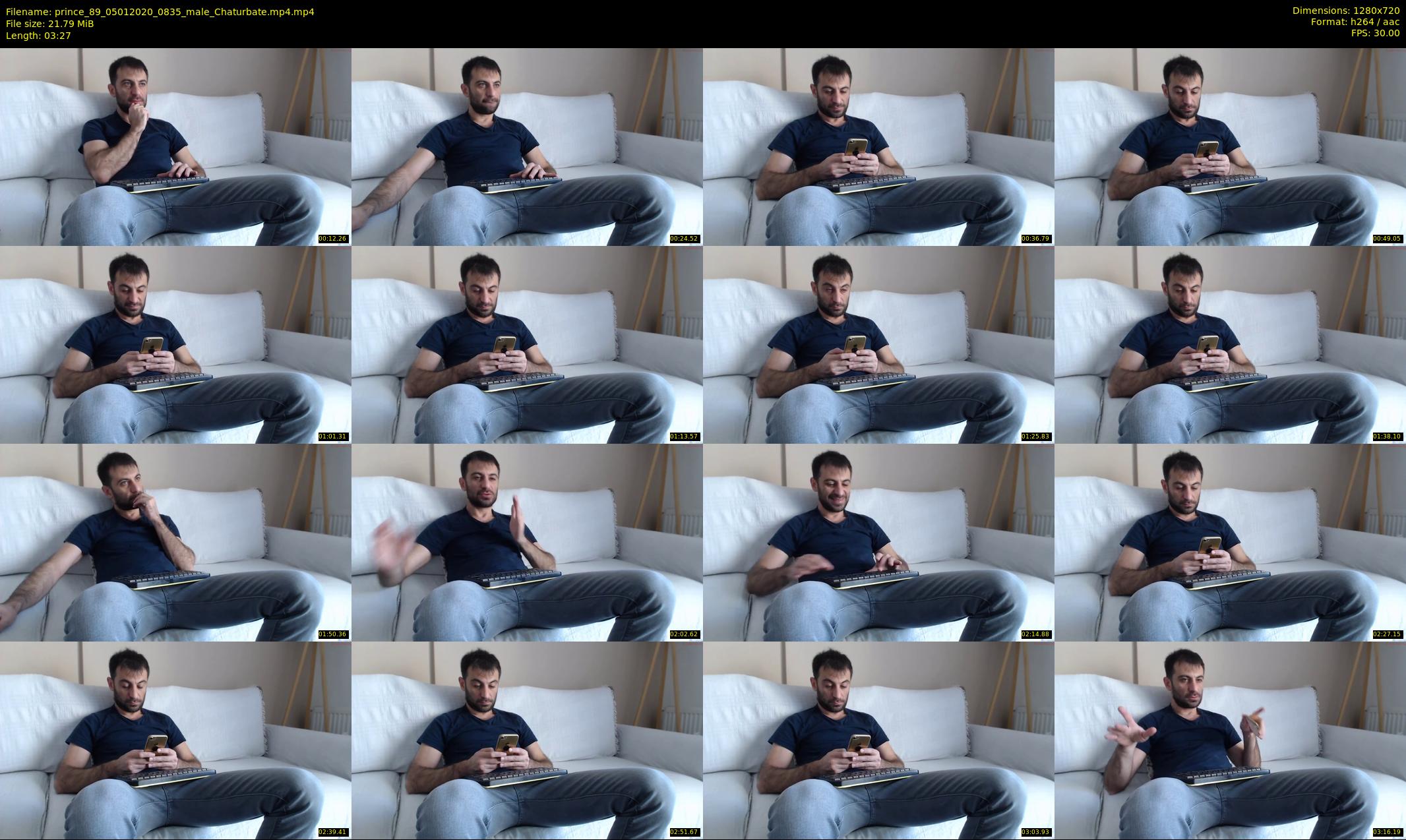 prince_89 — 4 minute Chaturbate male cam show recording, 720p, Jan 5, 2020