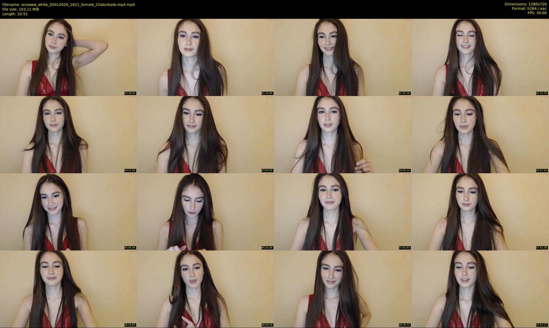 snowww_white — 11 minute Chaturbate female cam show recording, 720p, Jan 5, 2020
