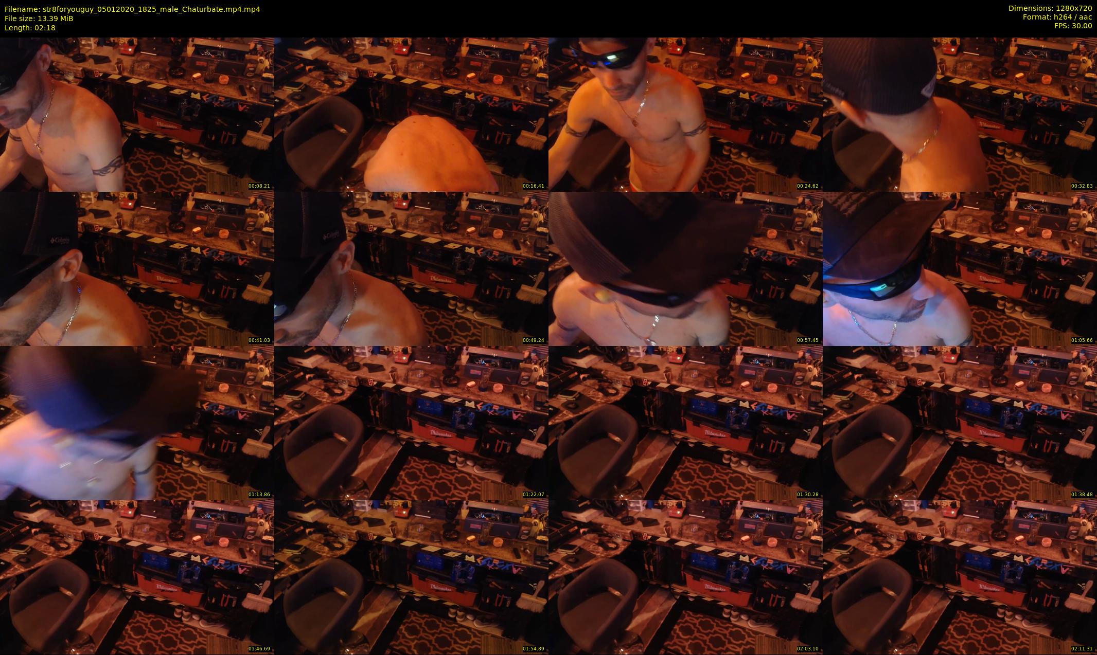 str8foryouguy — 3 minute Chaturbate male cam show recording, 720p, Jan 5, 2020