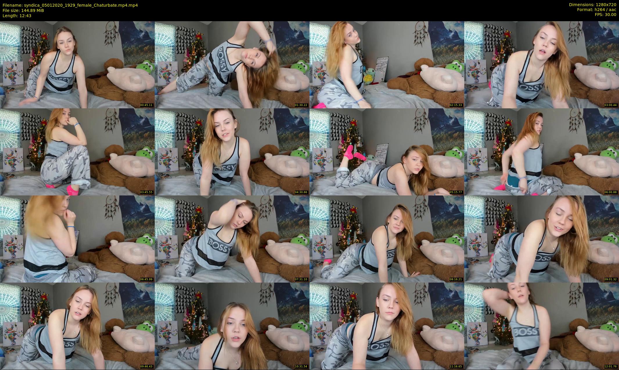 syndica — 13 minute Chaturbate female cam show recording, 720p, Jan 5, 2020