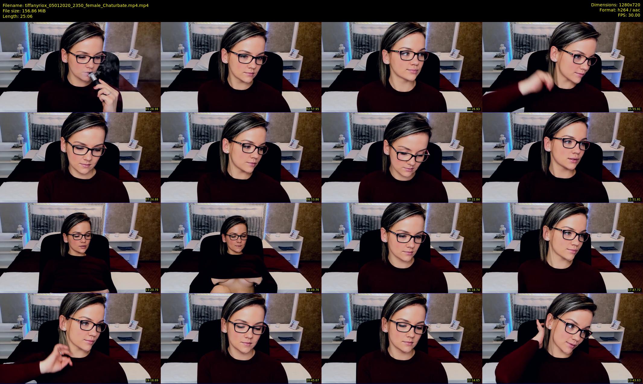 tiffanyriox — 26 minute Chaturbate female cam show recording, 720p, Jan 5, 2020