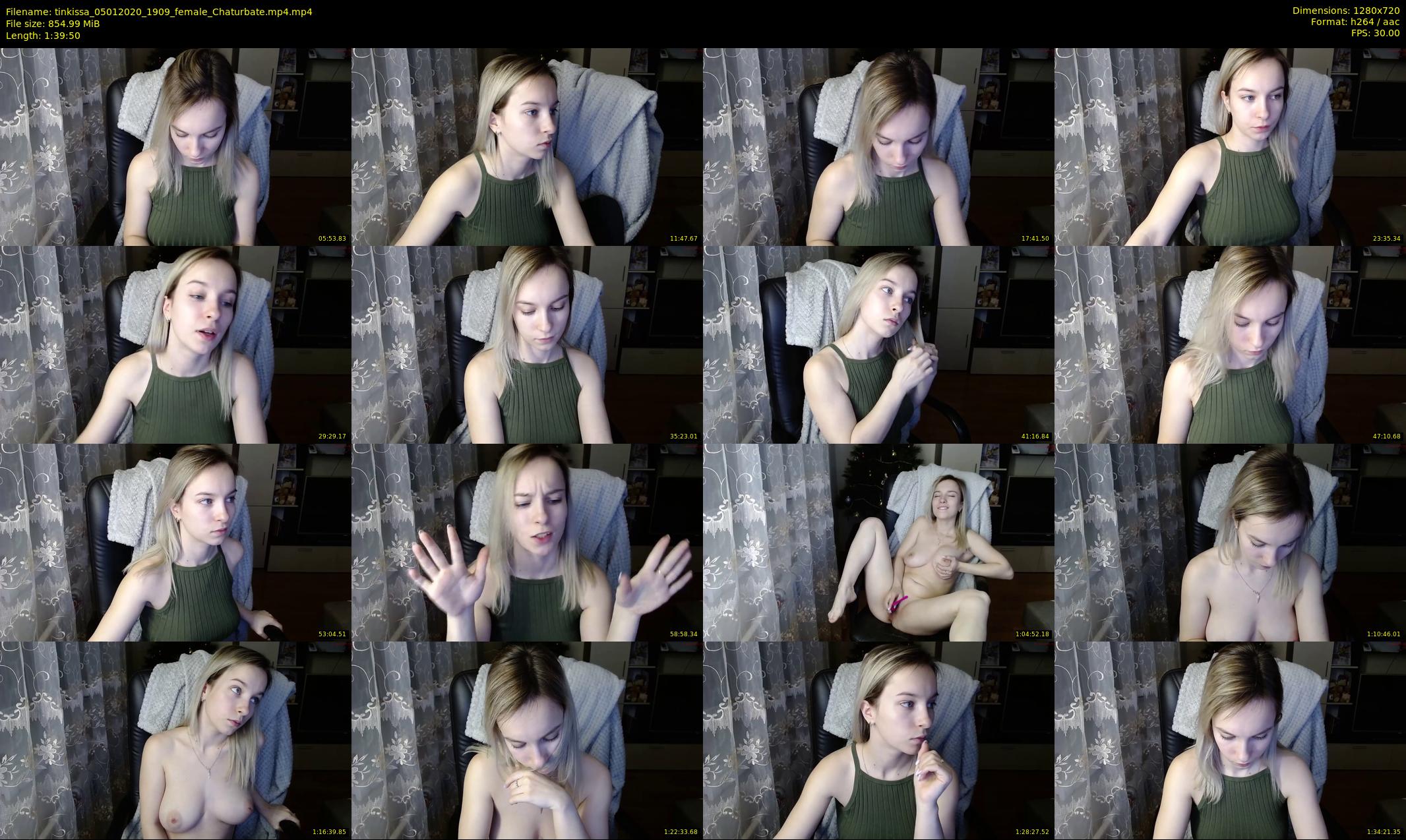 tinkissa — 100 minute Chaturbate couple cam show recording, 720p, Jan 5, 2020