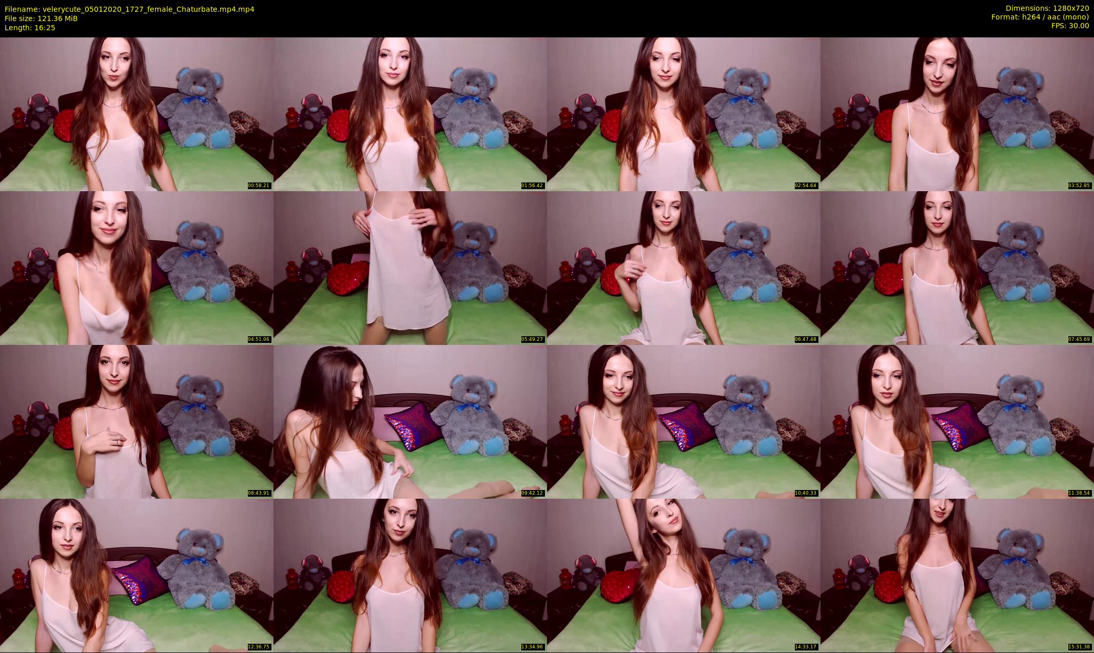 velerycute — 17 minute Chaturbate female cam show recording, 720p, Jan 5, 2020