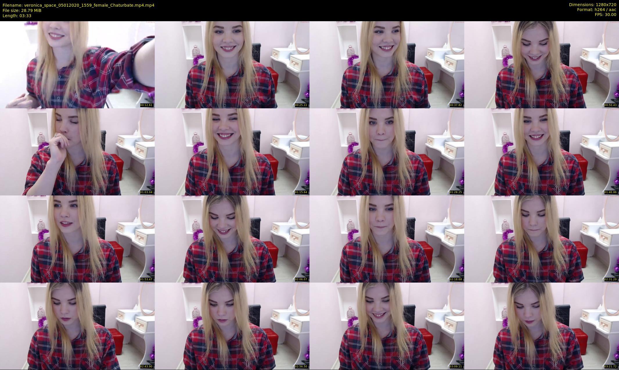 veronica_space — 4 minute Chaturbate female cam show recording, 720p, Jan 5, 2020