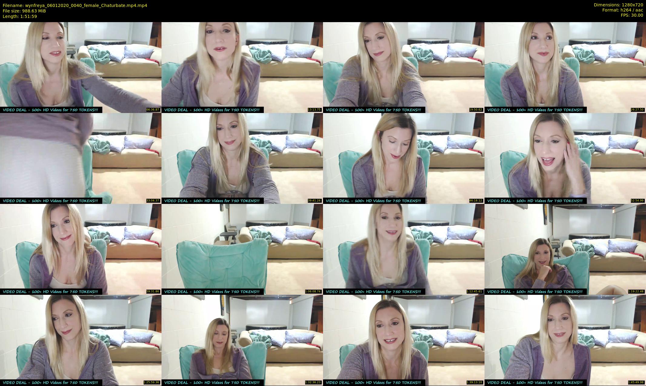 wynfreya — 112 minute Chaturbate female cam show recording, 720p, Jan 6, 2020