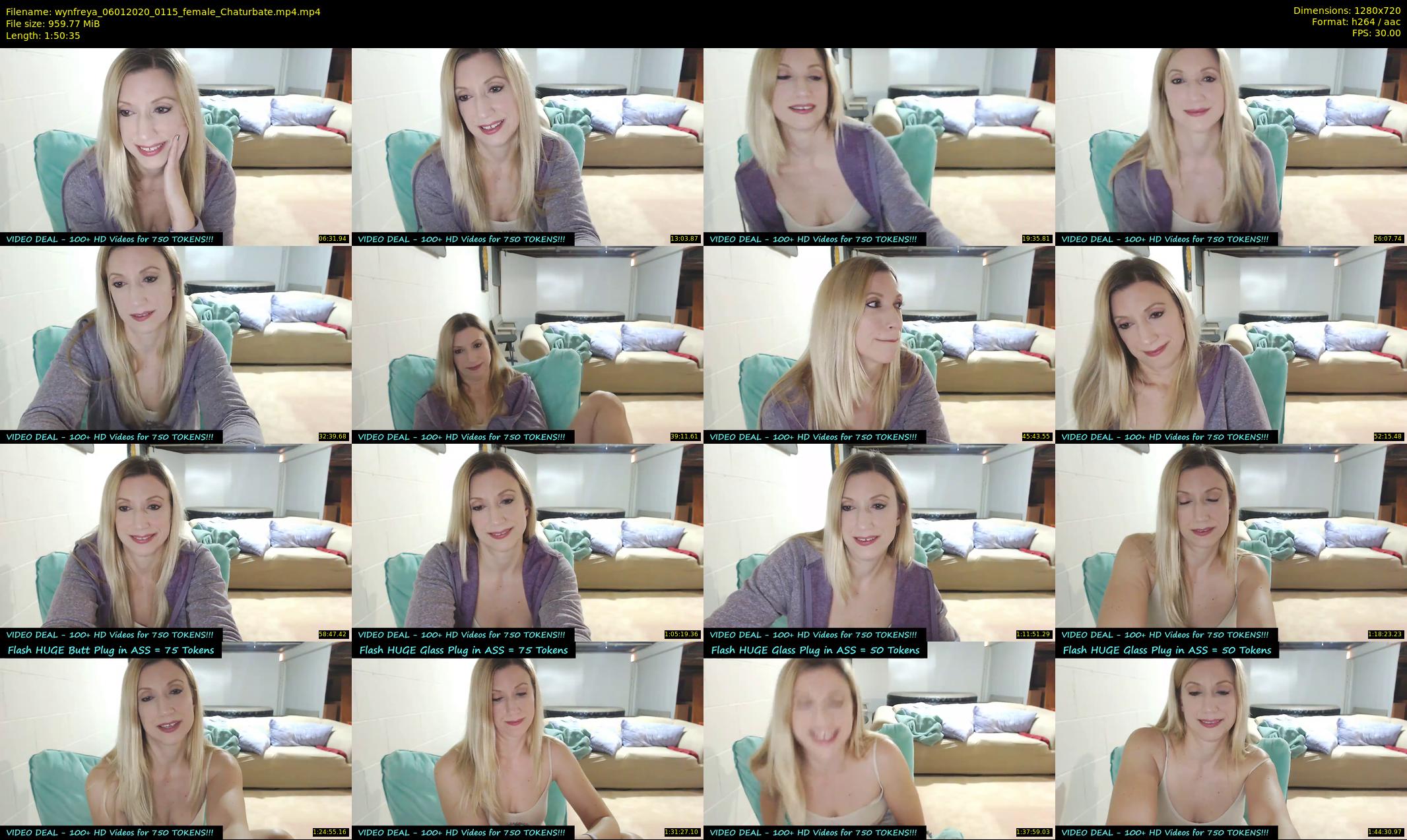 wynfreya — 111 minute Chaturbate female cam show recording, 720p, Jan 6, 2020