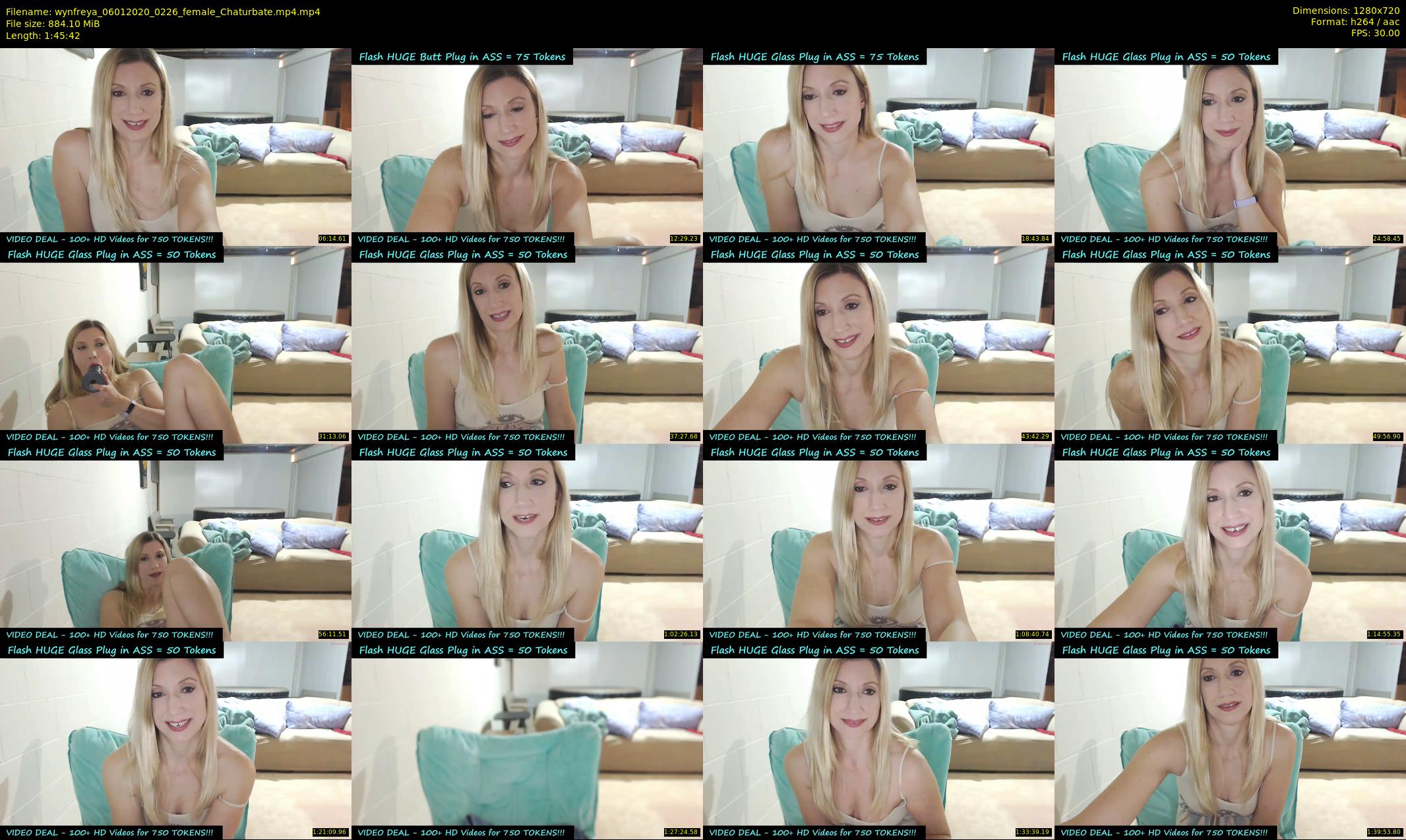 wynfreya — 106 minute Chaturbate female cam show recording, 720p, Jan 6, 2020