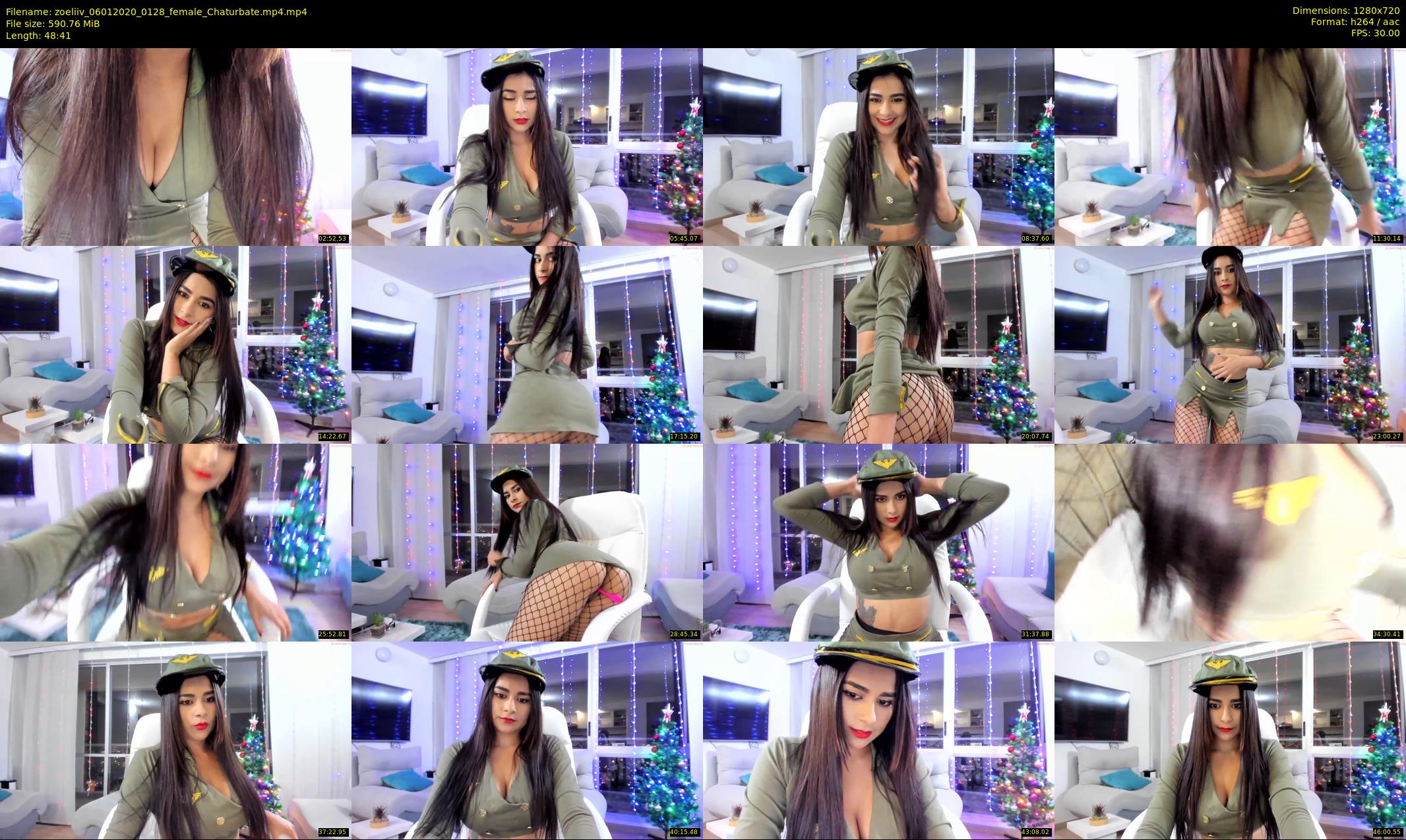 zoeliiv — 49 minute Chaturbate female cam show recording, 720p, Jan 6, 2020