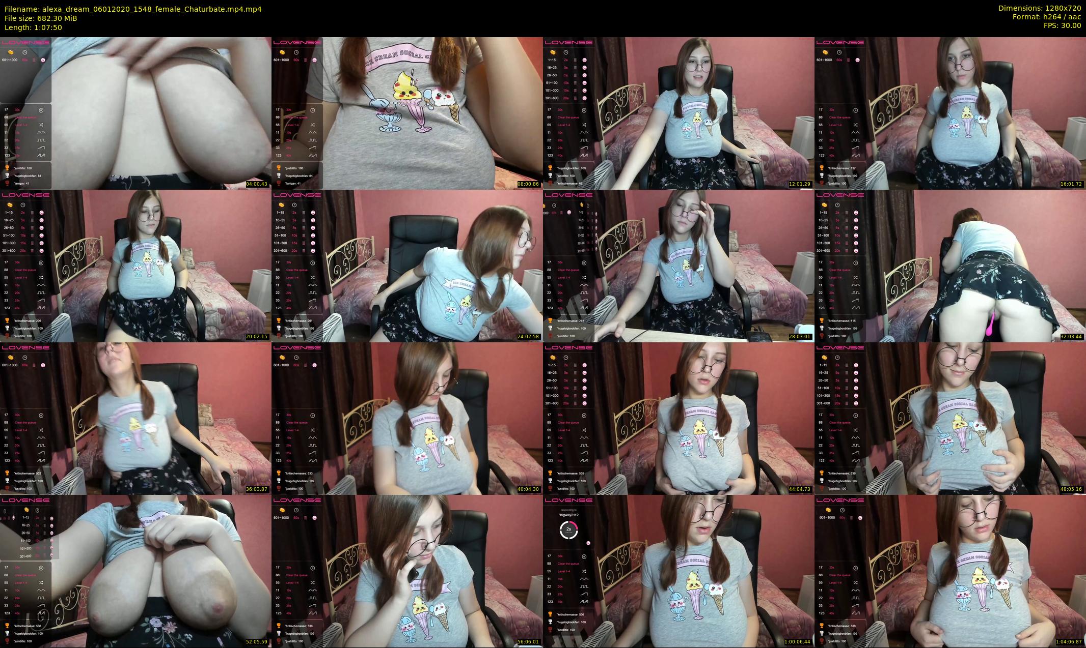 alexa_dream — 68 minute Chaturbate female cam show recording, 720p, Jan 6, 2020
