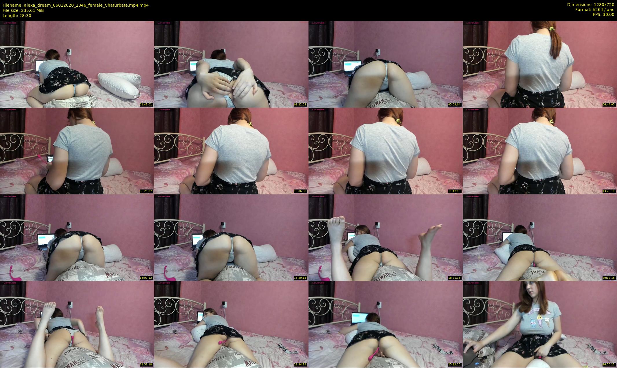 alexa_dream — 29 minute Chaturbate female cam show recording, 720p, Jan 6, 2020