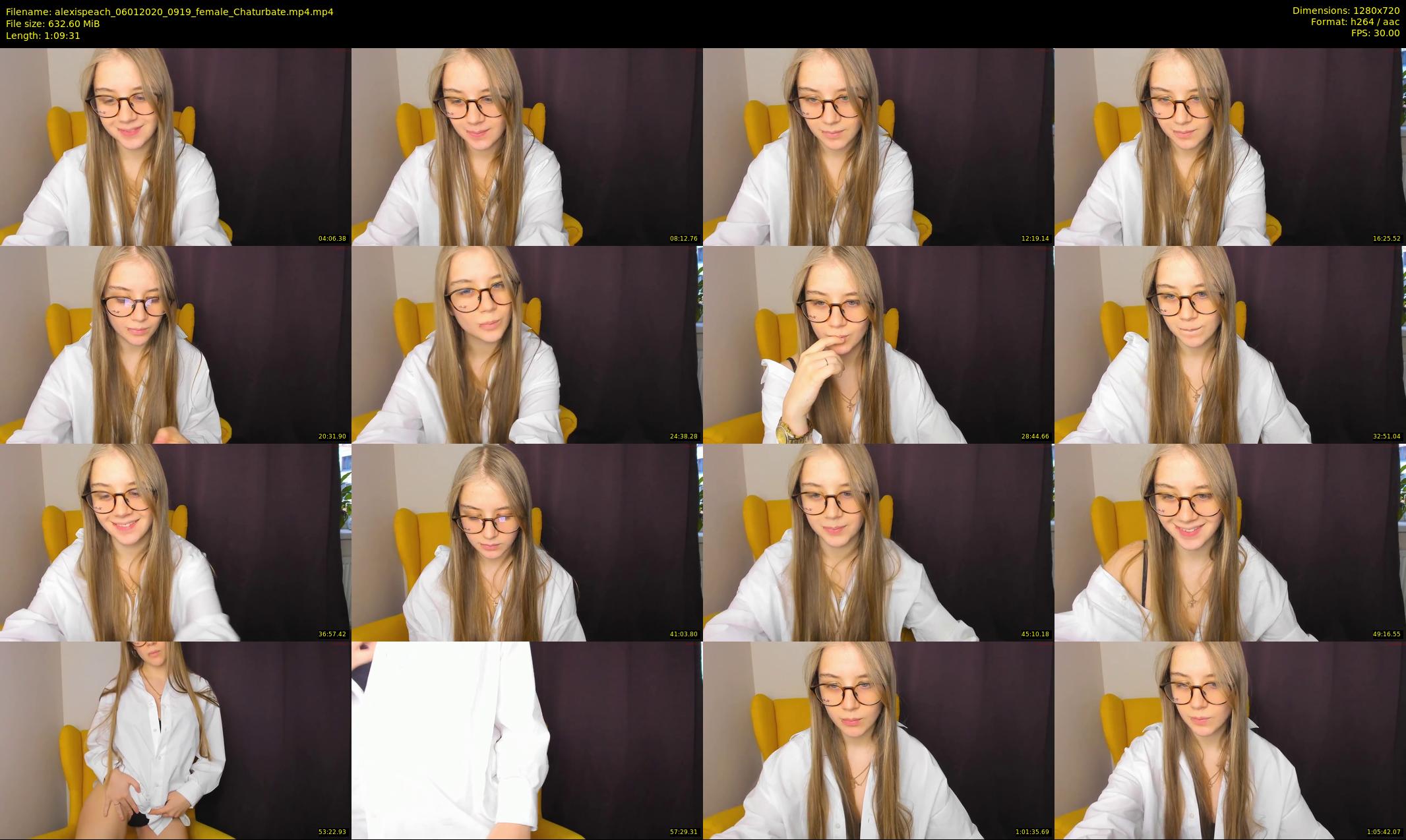 alexispeach — 70 minute Chaturbate female cam show recording, 720p, Jan 6, 2020