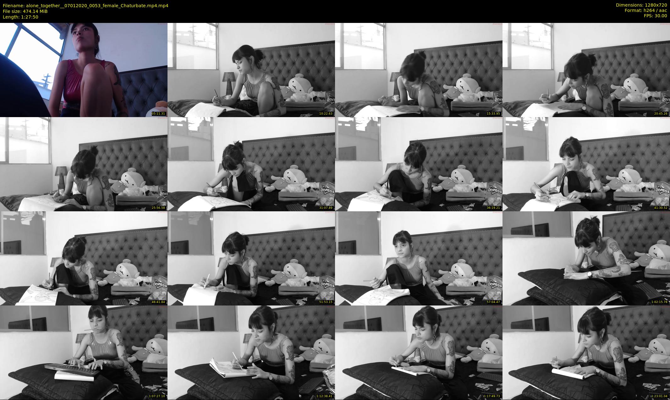 alone_together_ — 88 minute Chaturbate female cam show recording, 720p, Jan 7, 2020
