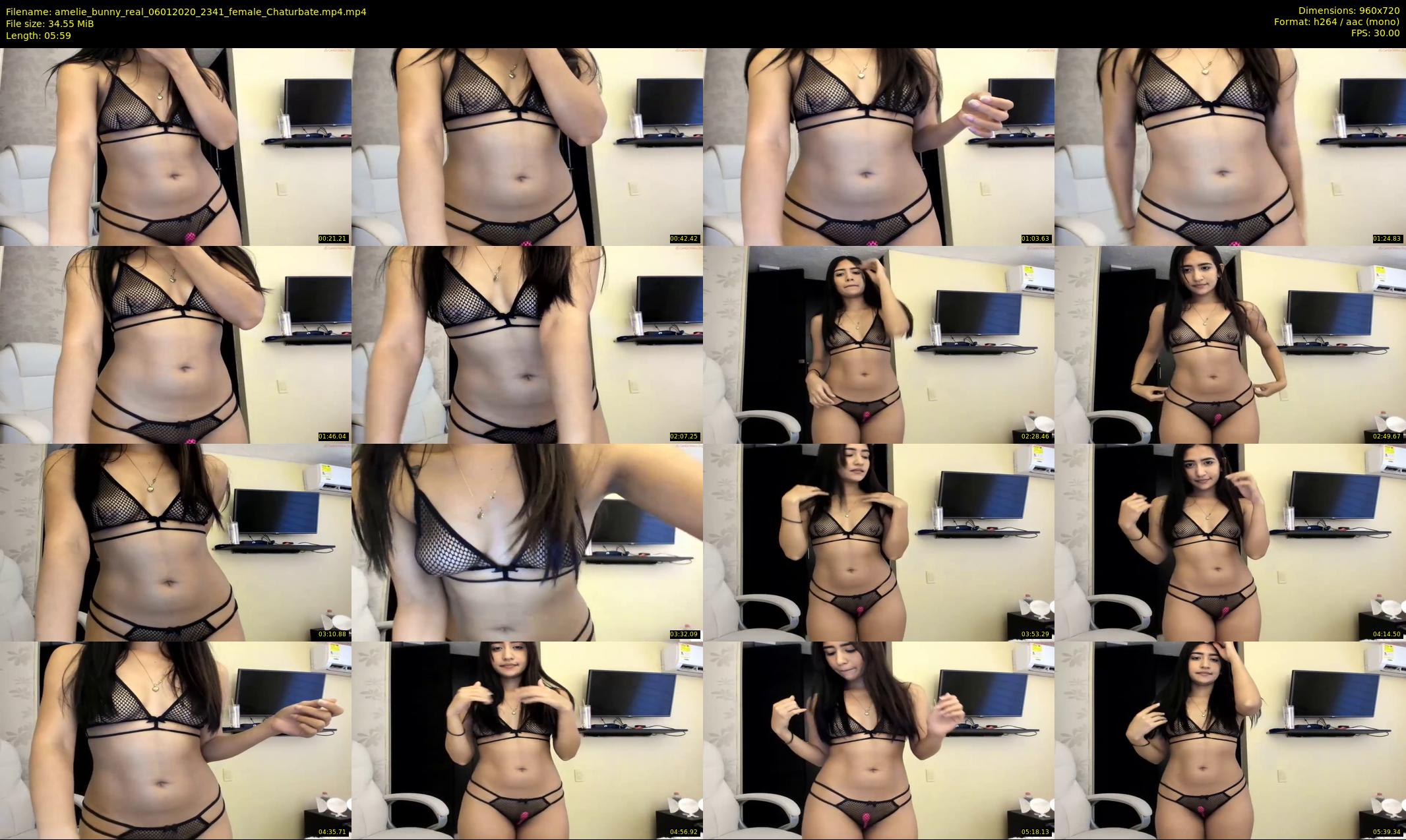 amelie_bunny_real — 6 minute Chaturbate female cam show recording, 720p, Jan 6, 2020
