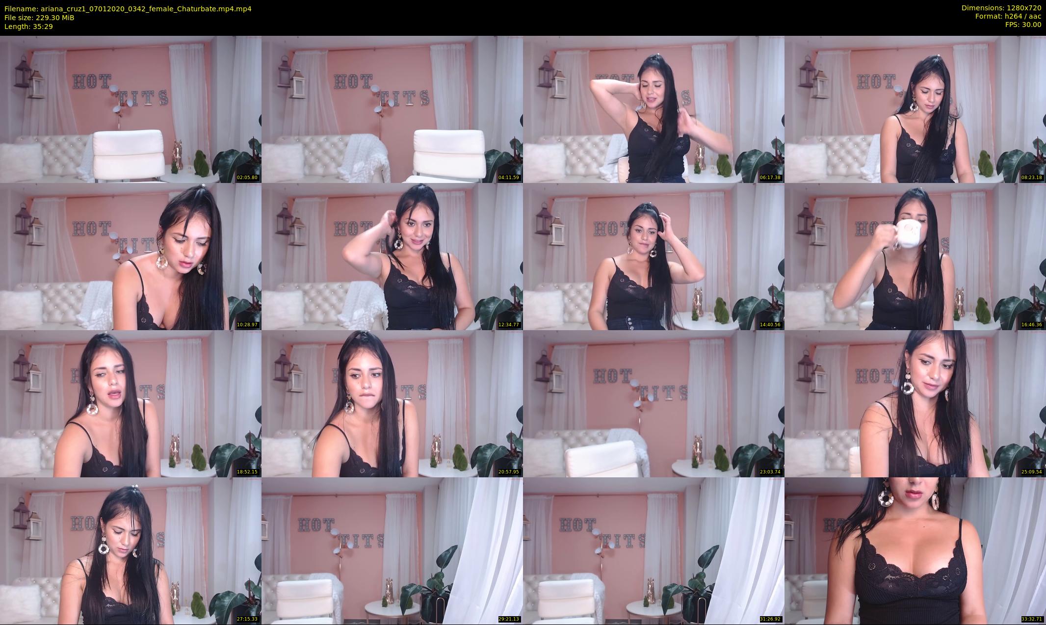 ariana_cruz1 — 36 minute Chaturbate female cam show recording, 720p, Jan 7, 2020