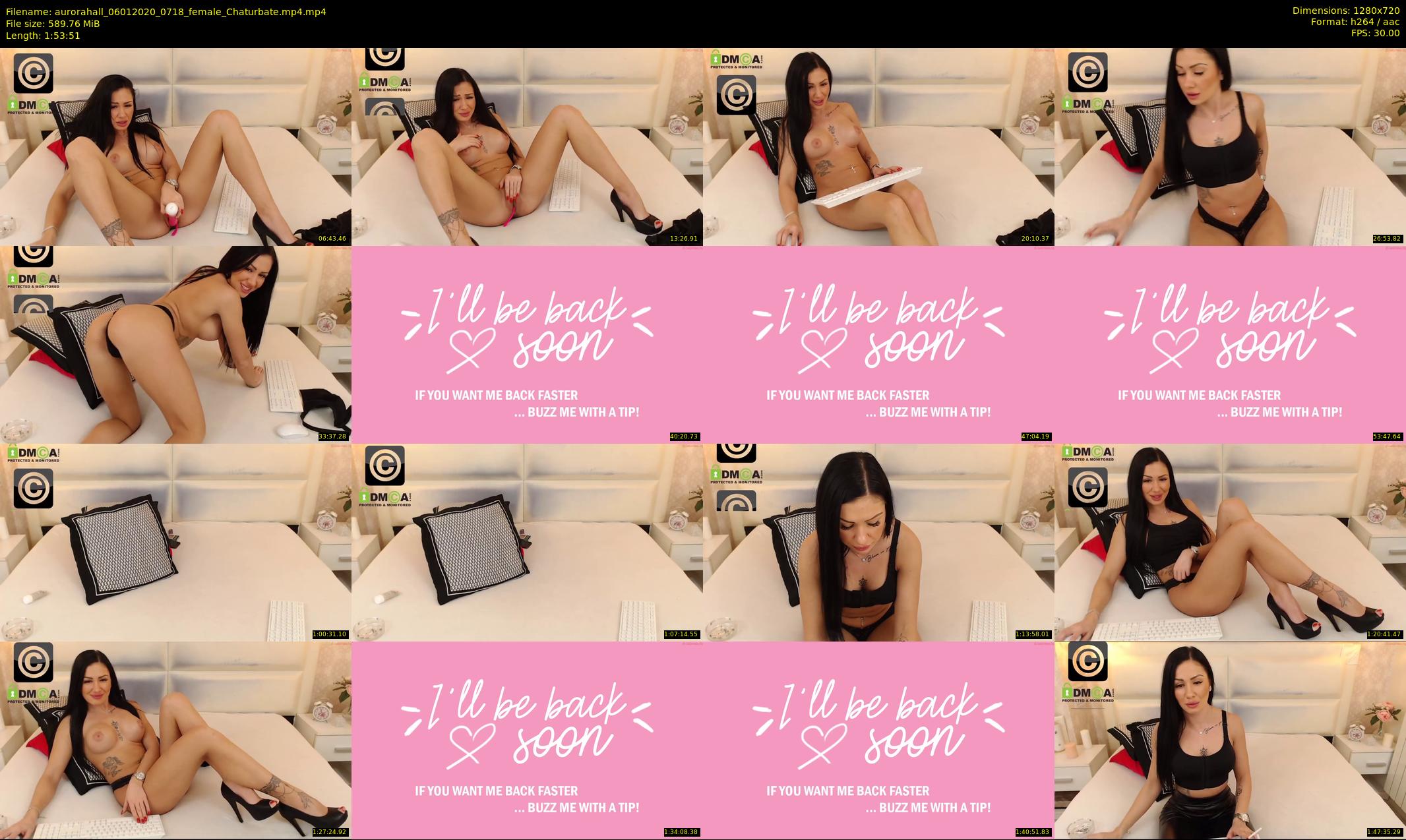 aurorahall — 114 minute Chaturbate female cam show recording, 720p, Jan 6, 2020