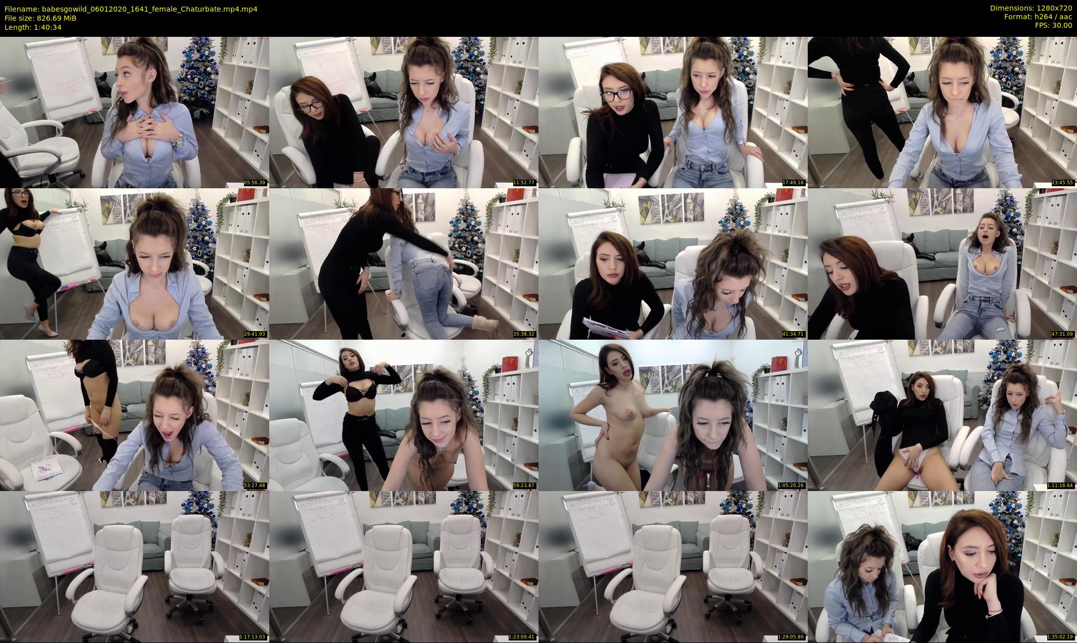 babesgowild — 101 minute Chaturbate couple cam show recording, 720p, Jan 6, 2020