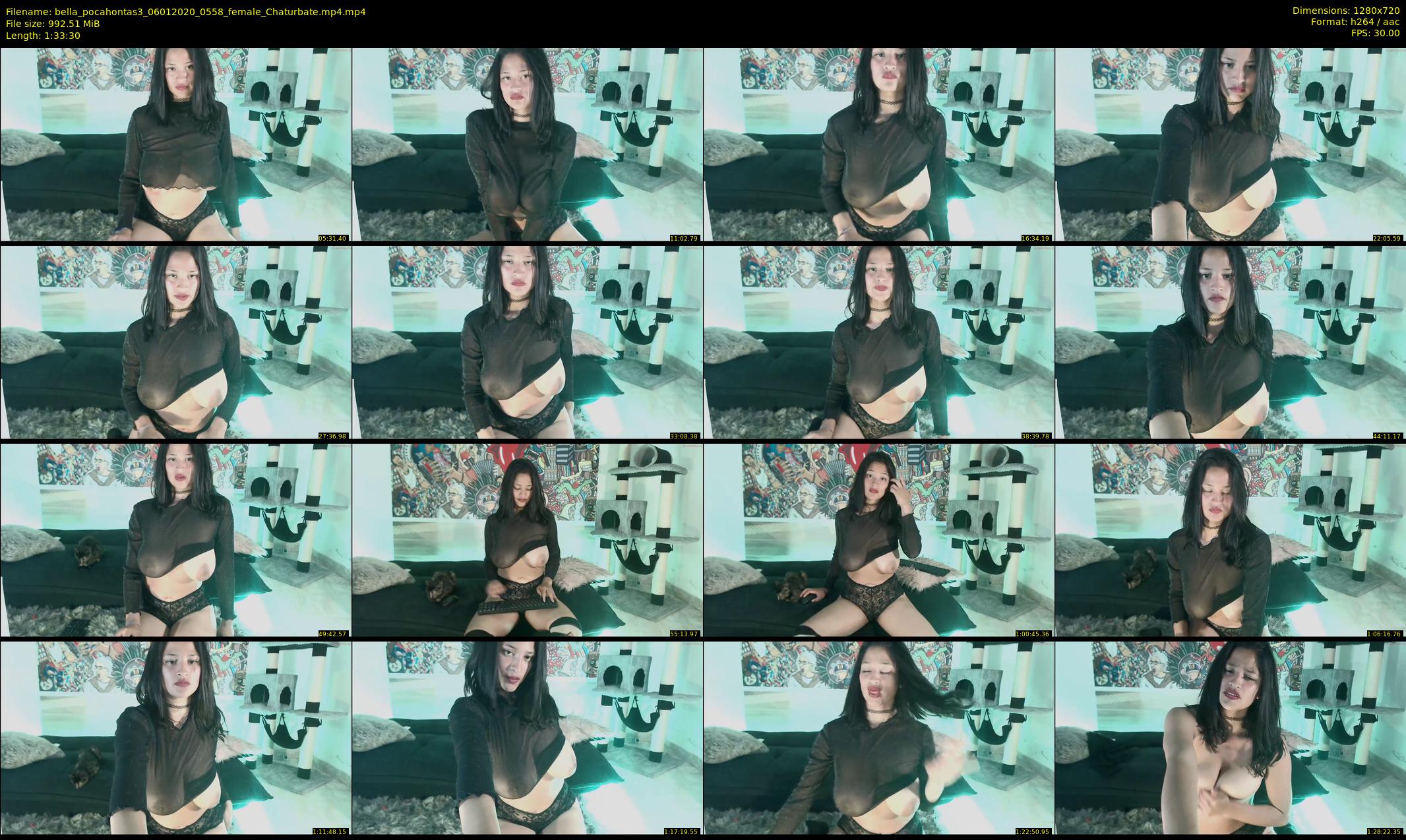 bella_pocahontas3 — 94 minute Chaturbate female cam show recording, 720p, Jan 6, 2020