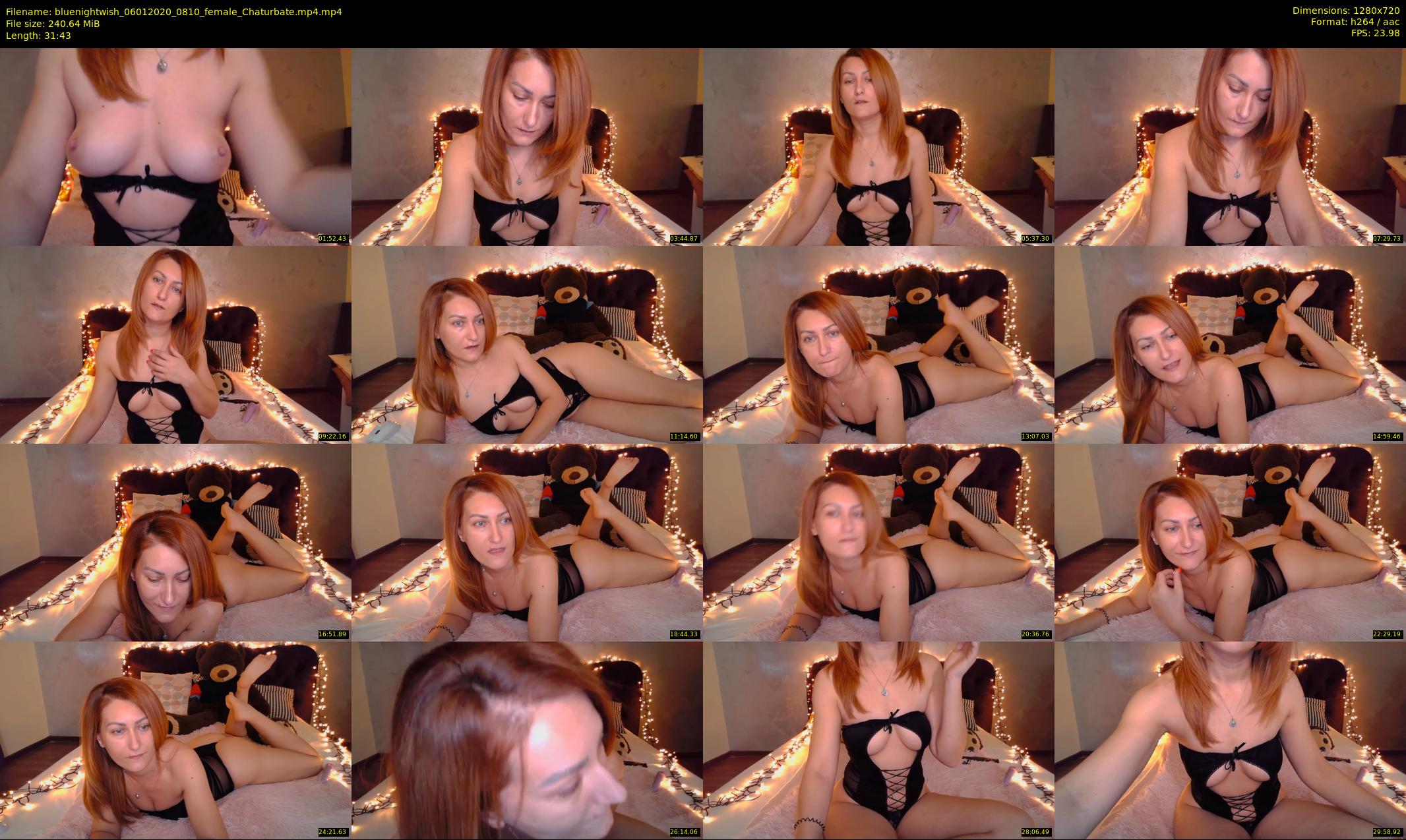 bluenightwish — 32 minute Chaturbate female cam show recording, 720p, Jan 6, 2020