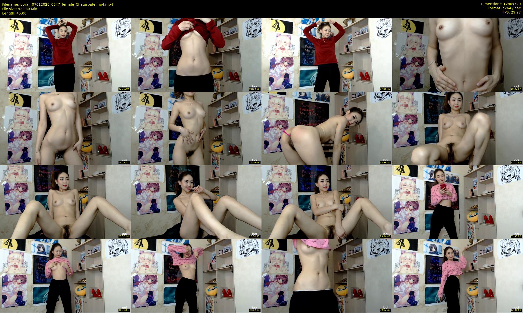 bora_ — 45 minute Chaturbate female cam show recording, 720p, Jan 7, 2020