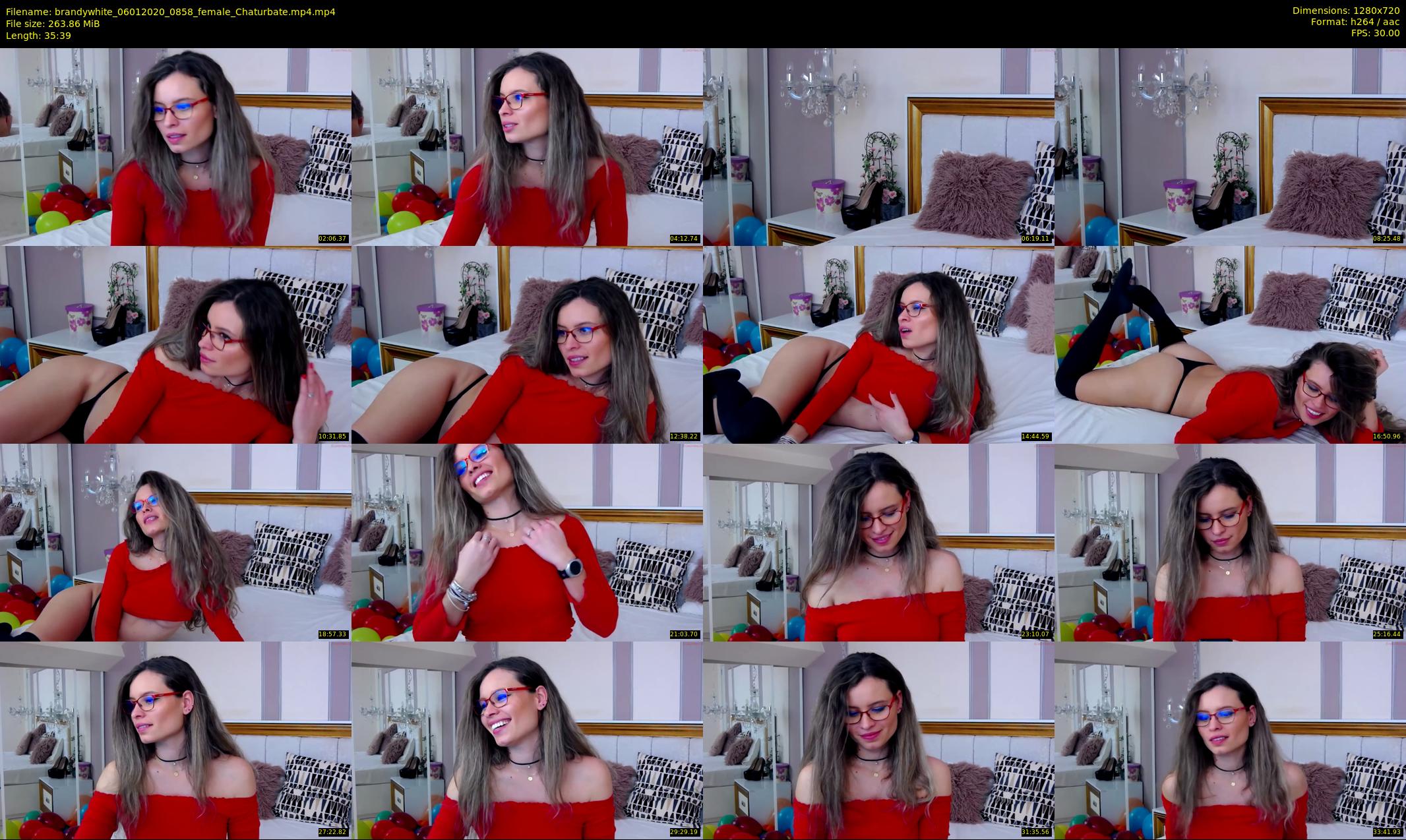 brandywhite — 36 minute Chaturbate female cam show recording, 720p, Jan 6, 2020
