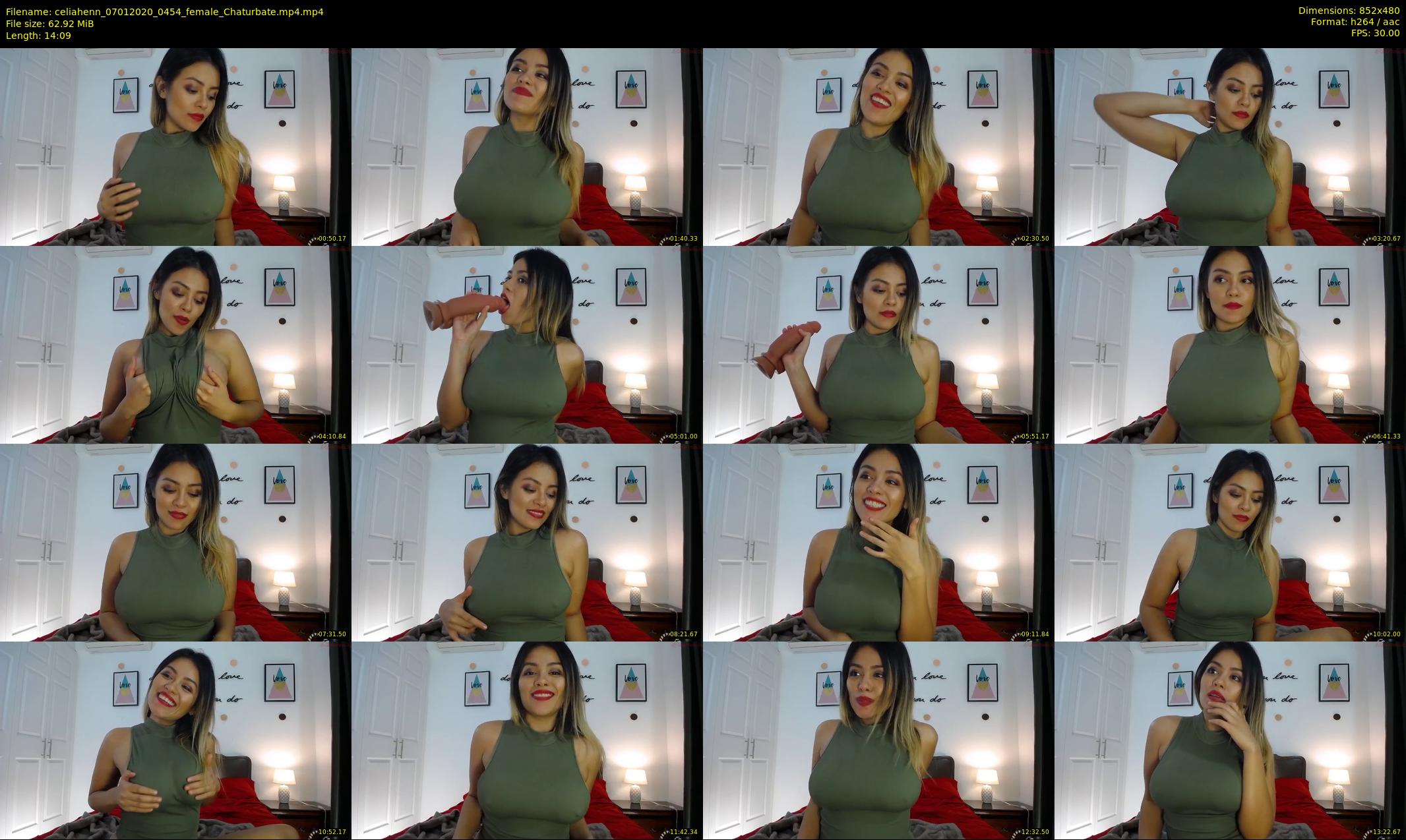 celiahenn — 15 minute Chaturbate female cam show recording, 480p, Jan 7, 2020