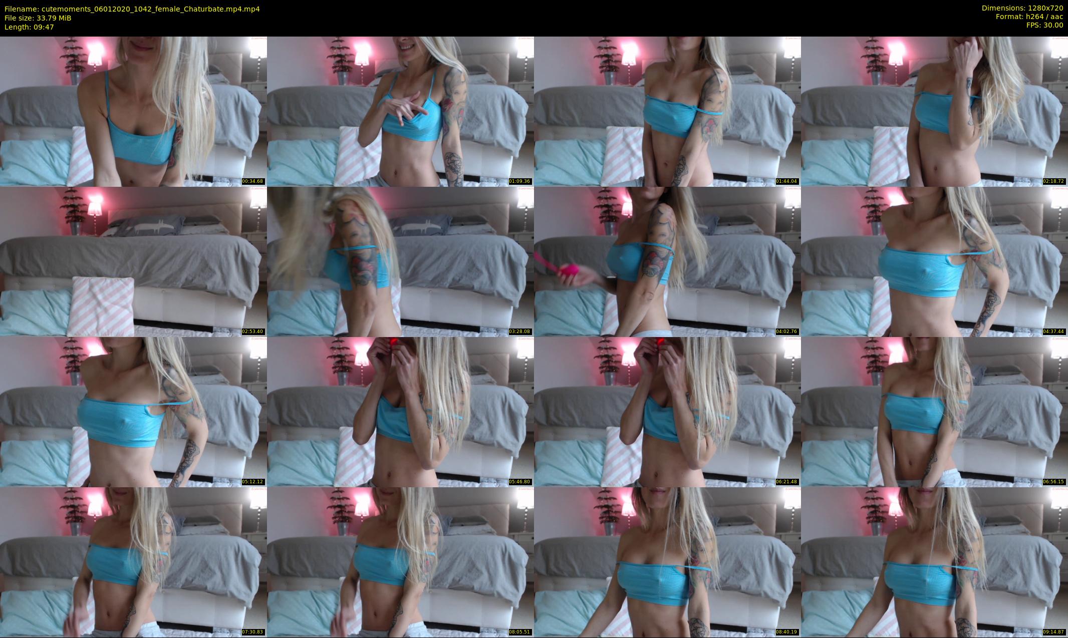 cutemoments — 10 minute Chaturbate female cam show recording, 720p, Jan 6, 2020