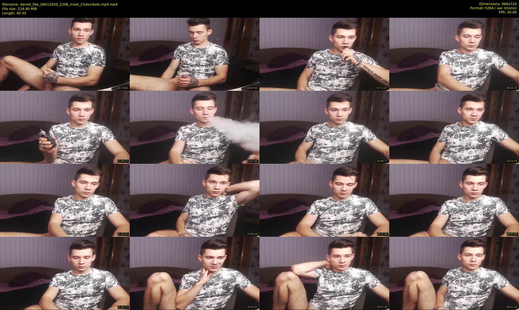 daniel_like — 41 minute Chaturbate male cam show recording, 720p, Jan 6, 2020