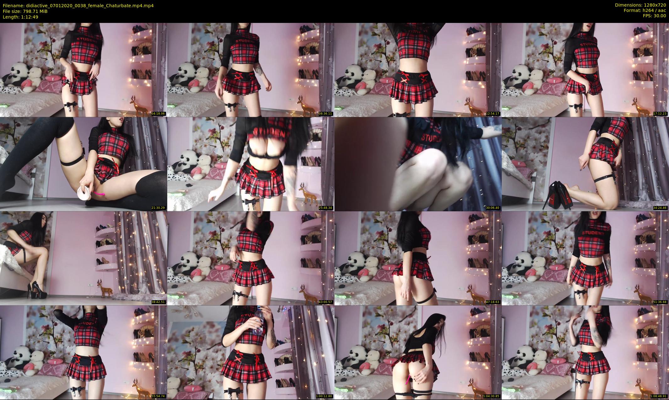 didiactive — 73 minute Chaturbate female cam show recording, 720p, Jan 7, 2020