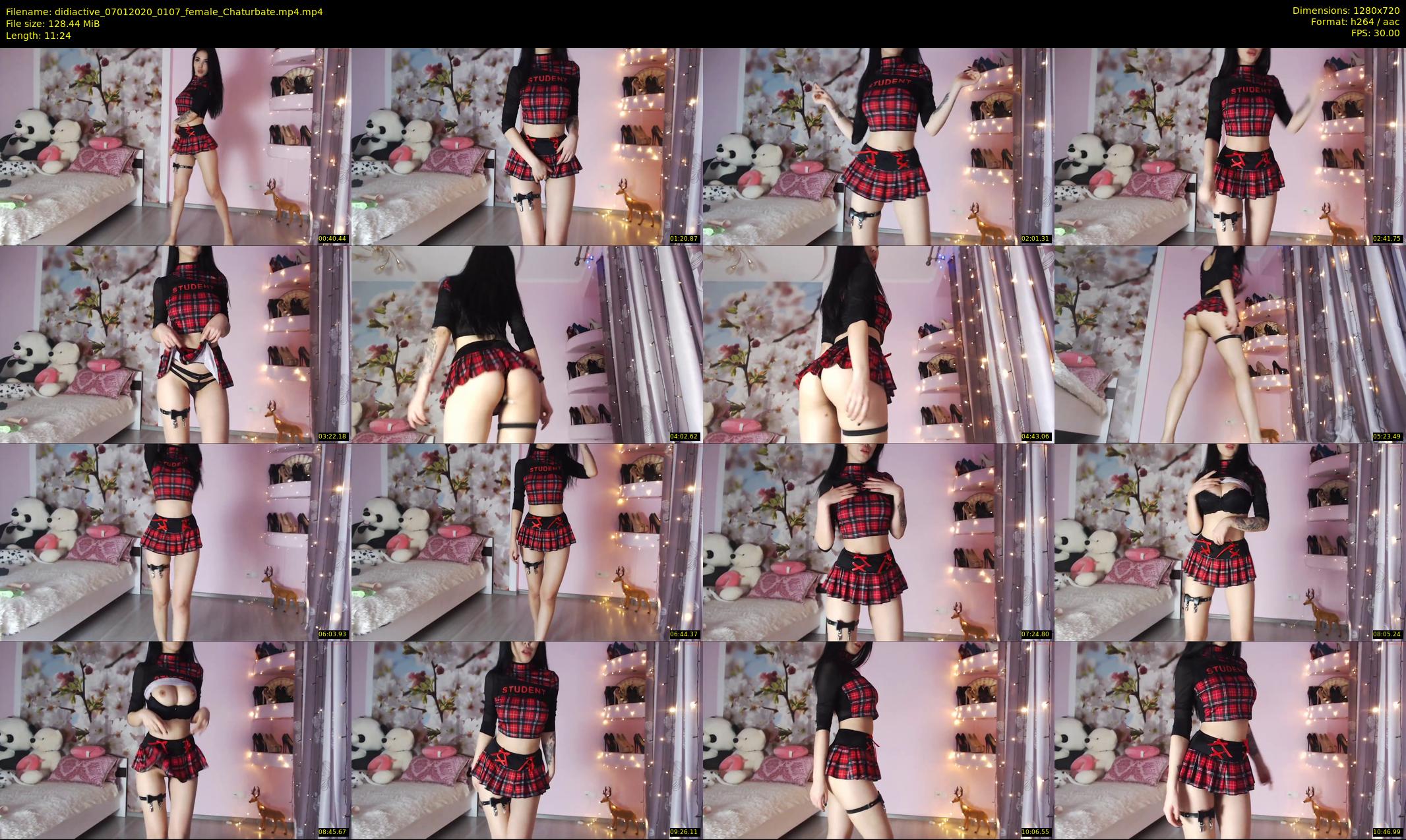 didiactive — 12 minute Chaturbate female cam show recording, 720p, Jan 7, 2020