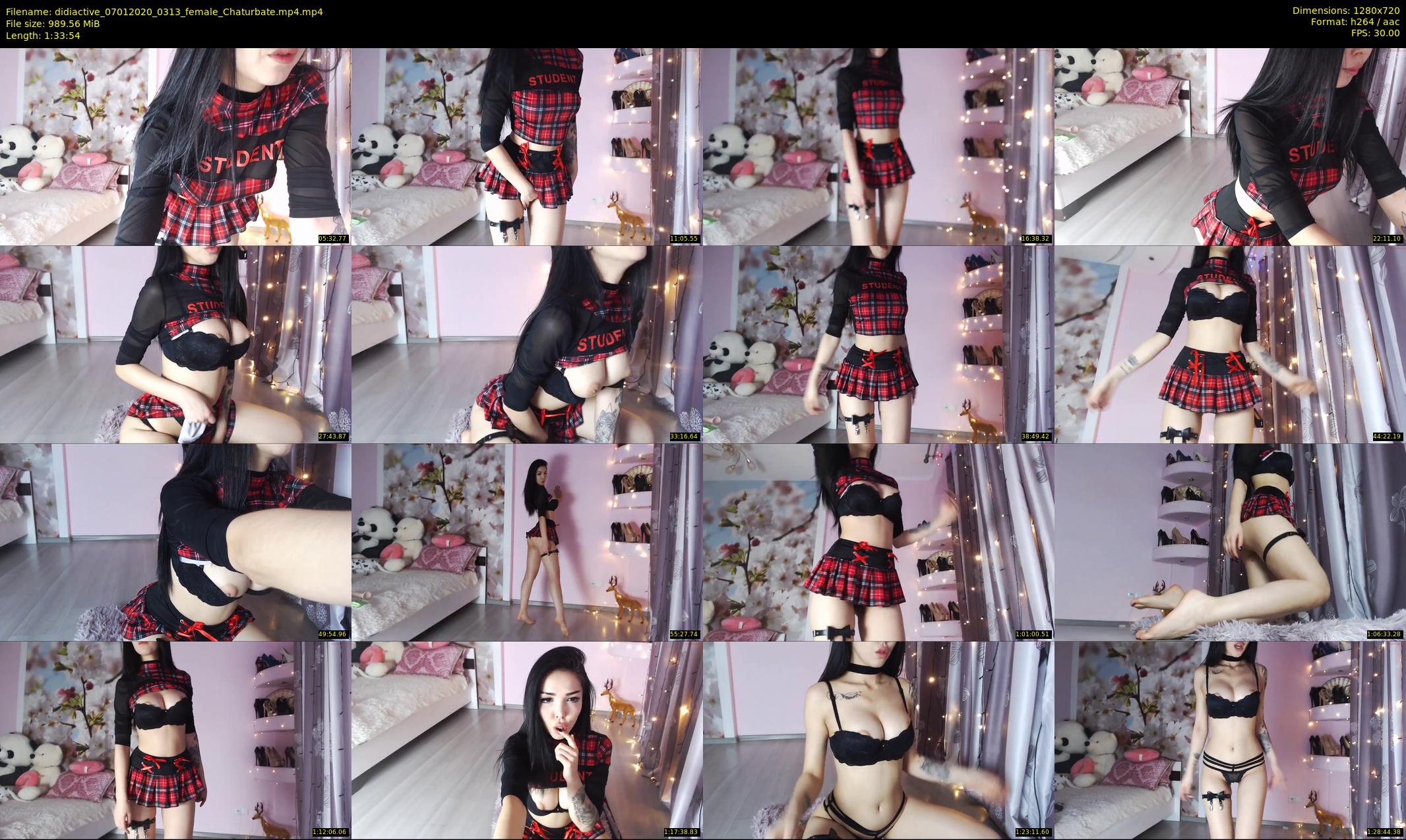 didiactive — 94 minute Chaturbate female cam show recording, 720p, Jan 7, 2020