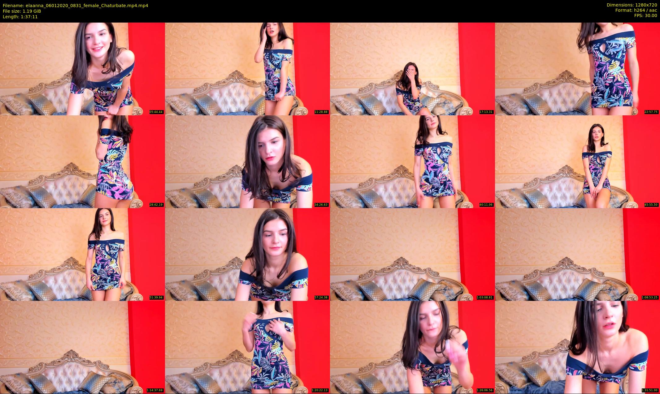 elaanna — 98 minute Chaturbate female cam show recording, 720p, Jan 6, 2020