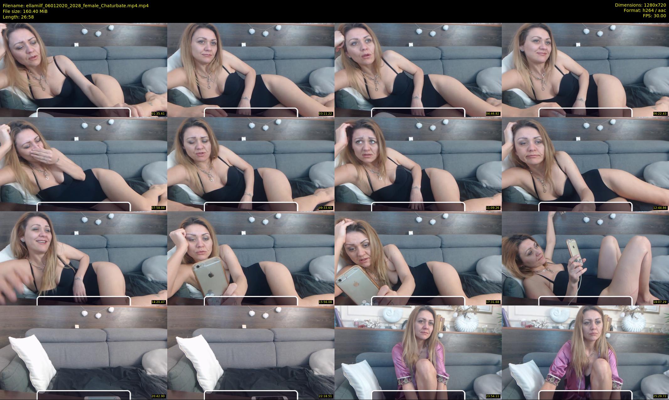 ellamilf — 27 minute Chaturbate female cam show recording, 720p, Jan 6, 2020