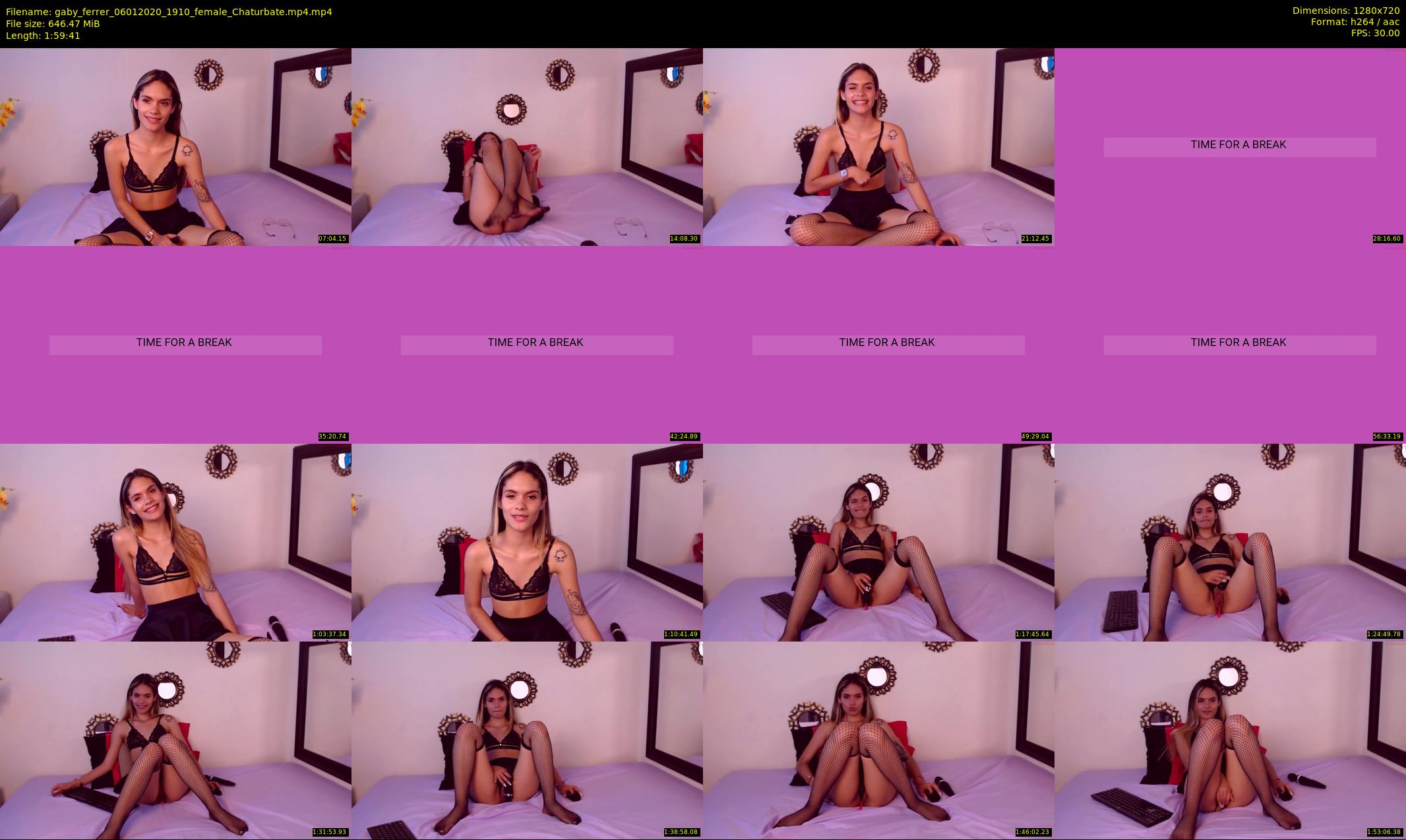 gaby_ferrer — 120 minute Chaturbate female cam show recording, 720p, Jan 6, 2020