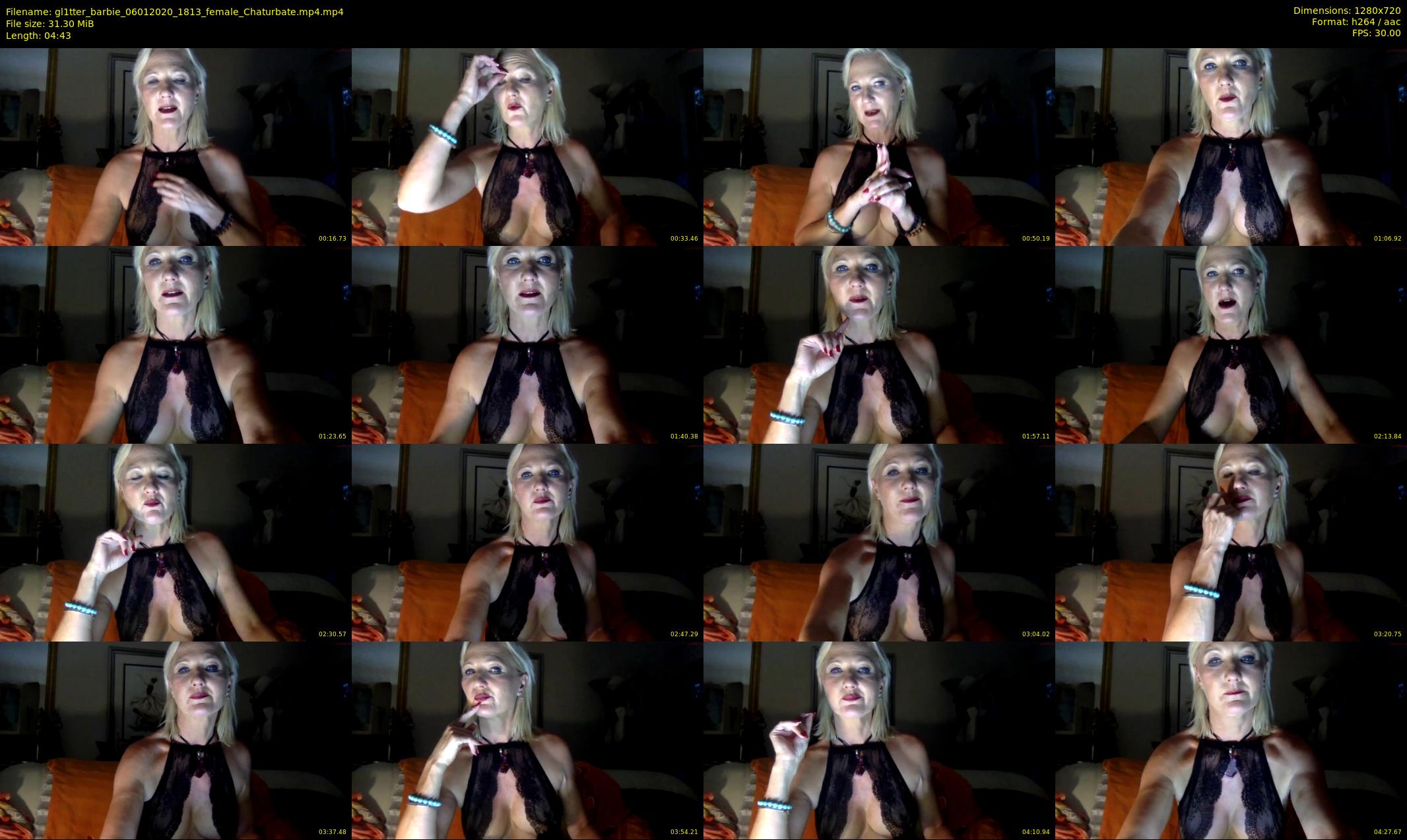gl1tter_barbie — 5 minute Chaturbate female cam show recording, 720p, Jan 6, 2020