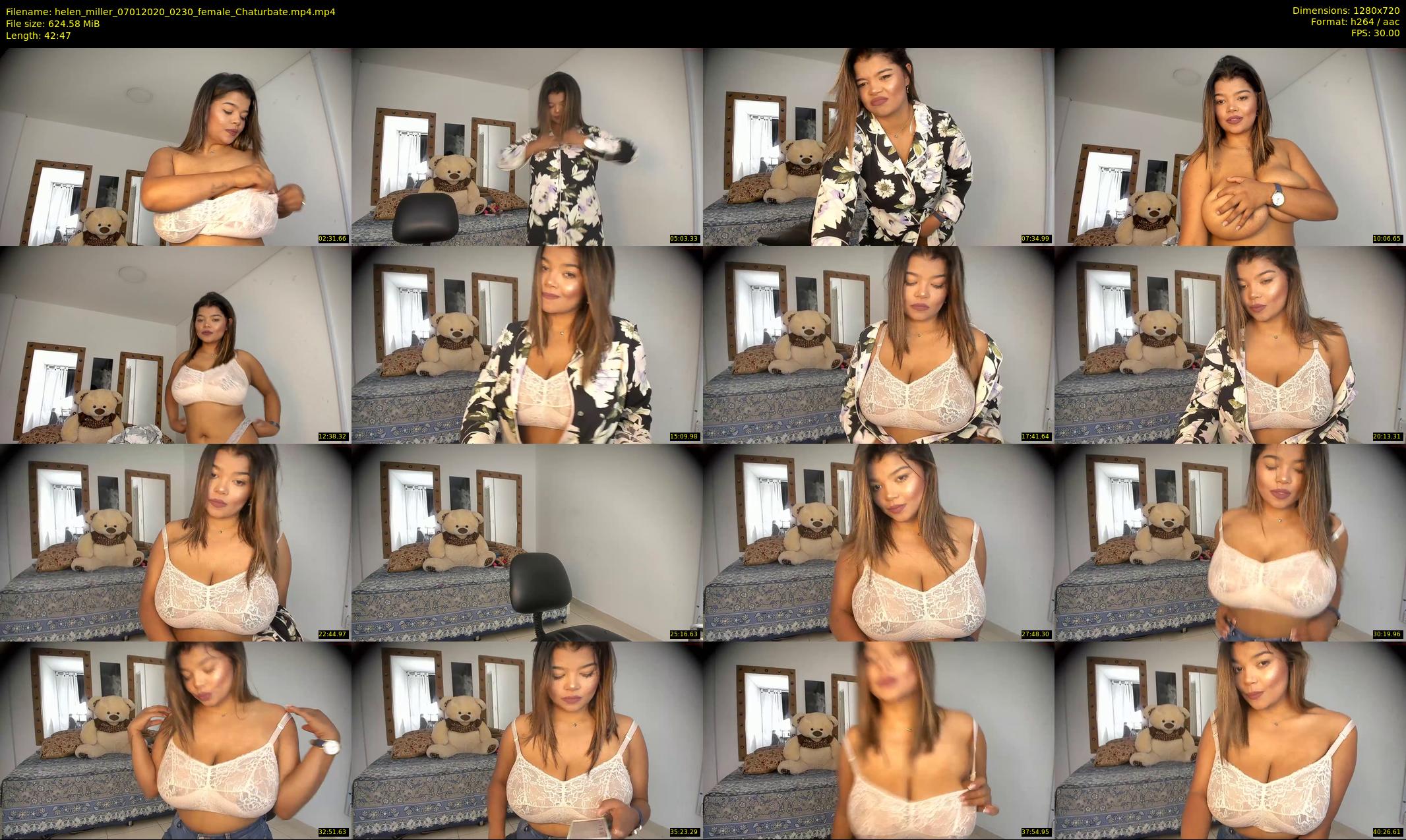 helen_miller — 43 minute Chaturbate female cam show recording, 720p, Jan 7, 2020